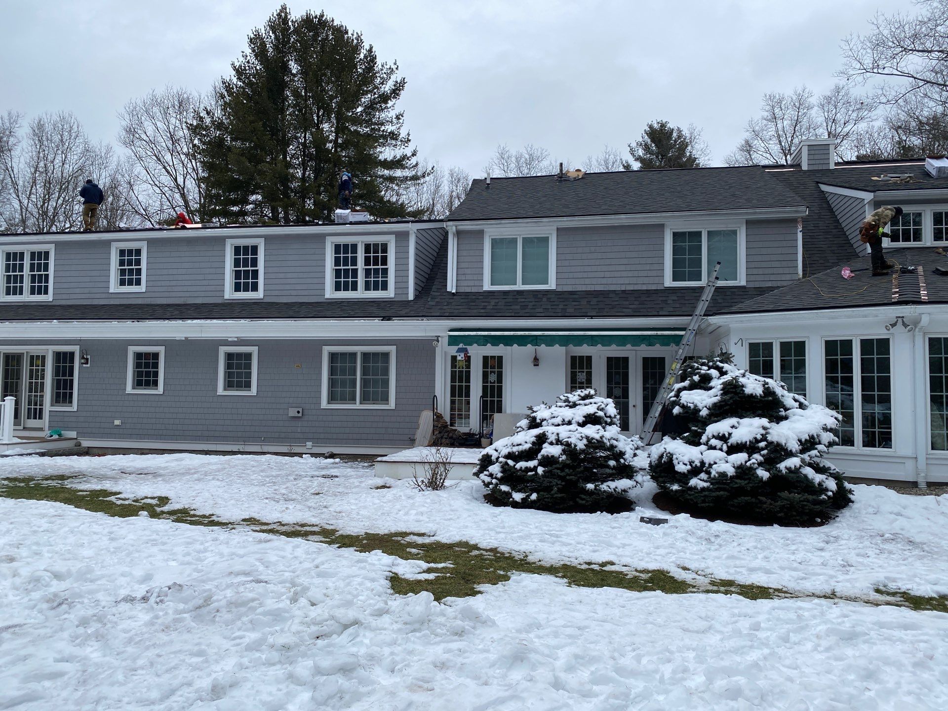 Carlisle Roofing Installation using Owens Corning Shingles and Copper by Mighty Dog Roofing of Greater Middlesex County