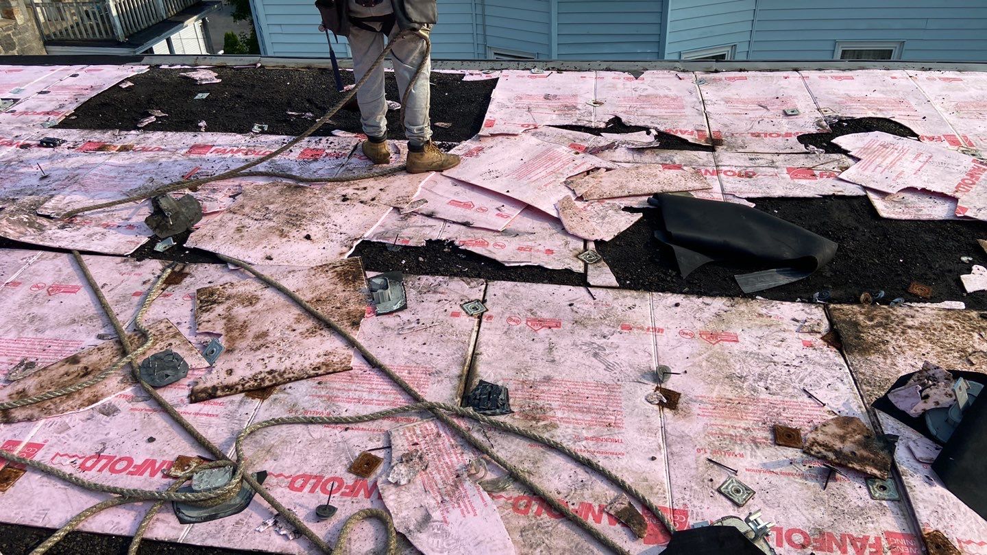 Residential Roofing Installation using EPDM/Rubber by Sensible Home Solutions