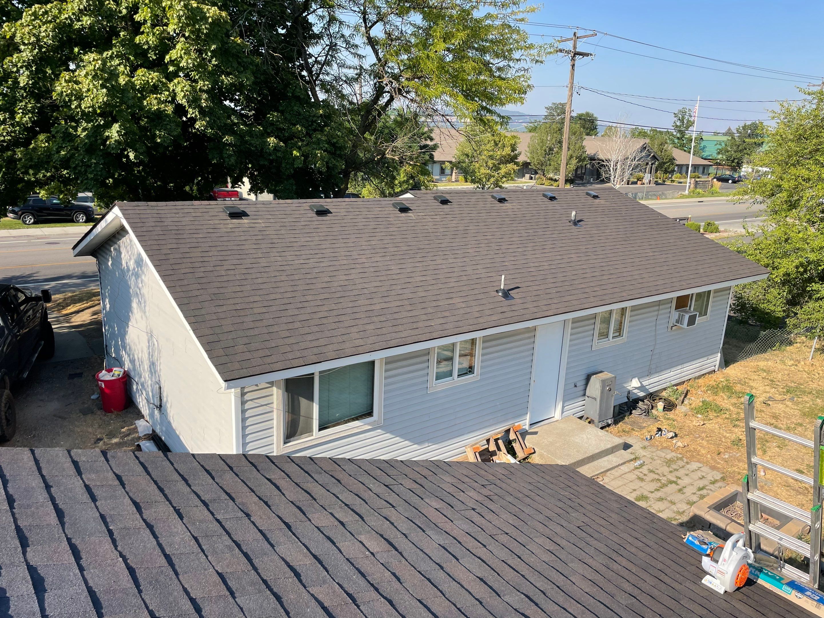 Residential Roof Replacement in Spokane Valley Featuring Landmark Shingles