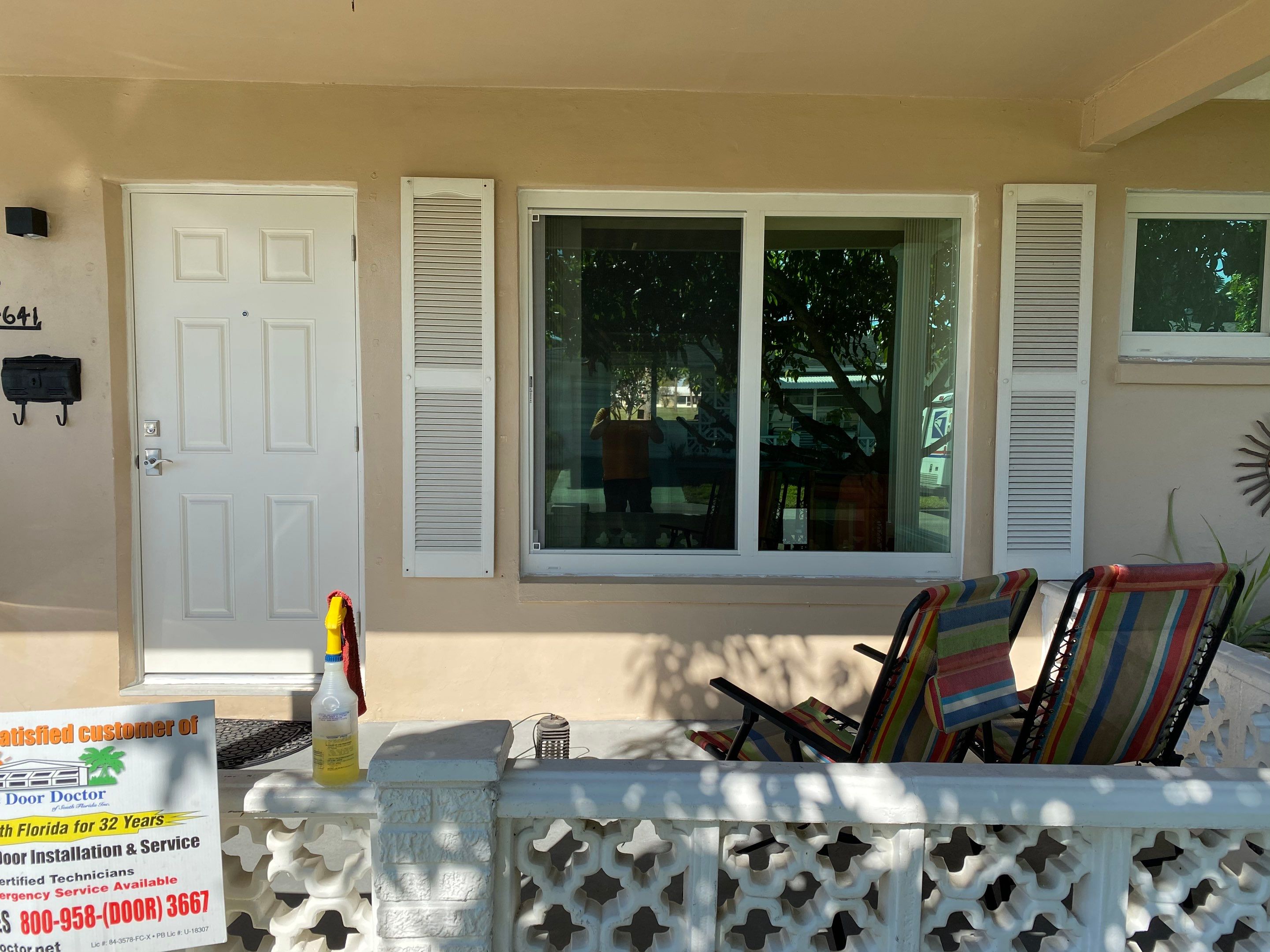 Tamarac Residential Entry Door and Aluminum Window Installation Project by The Door Doctor of South Florida, Inc.