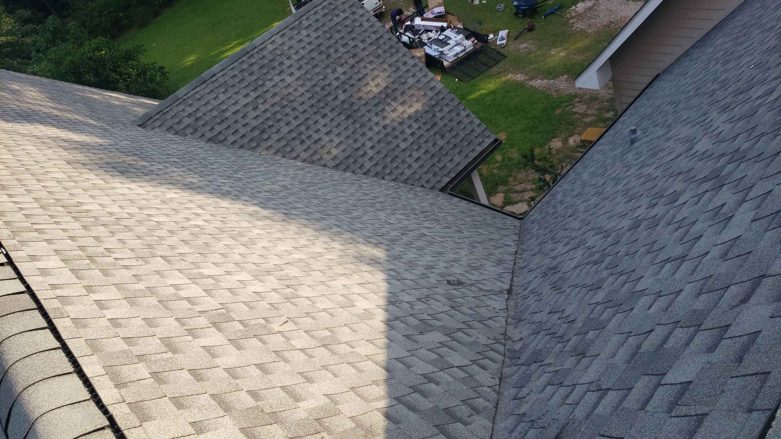 Residential Roofing Installation using Roof Replacement by American Roofing & Construction LLC