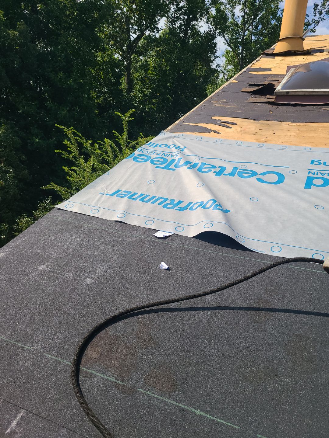 Montclair: Roof Installation with CertainTeed Landmark Designer Shingles in Burnt Sienna by RM Banning, Inc.