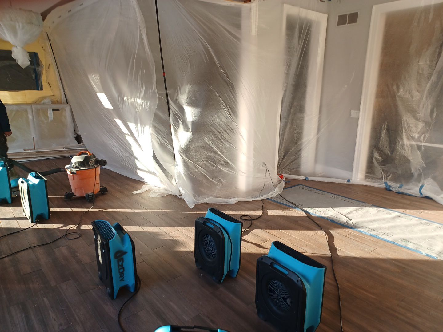 Project in West Bloomfield by EzDry Water Mitigation & Property Restoration