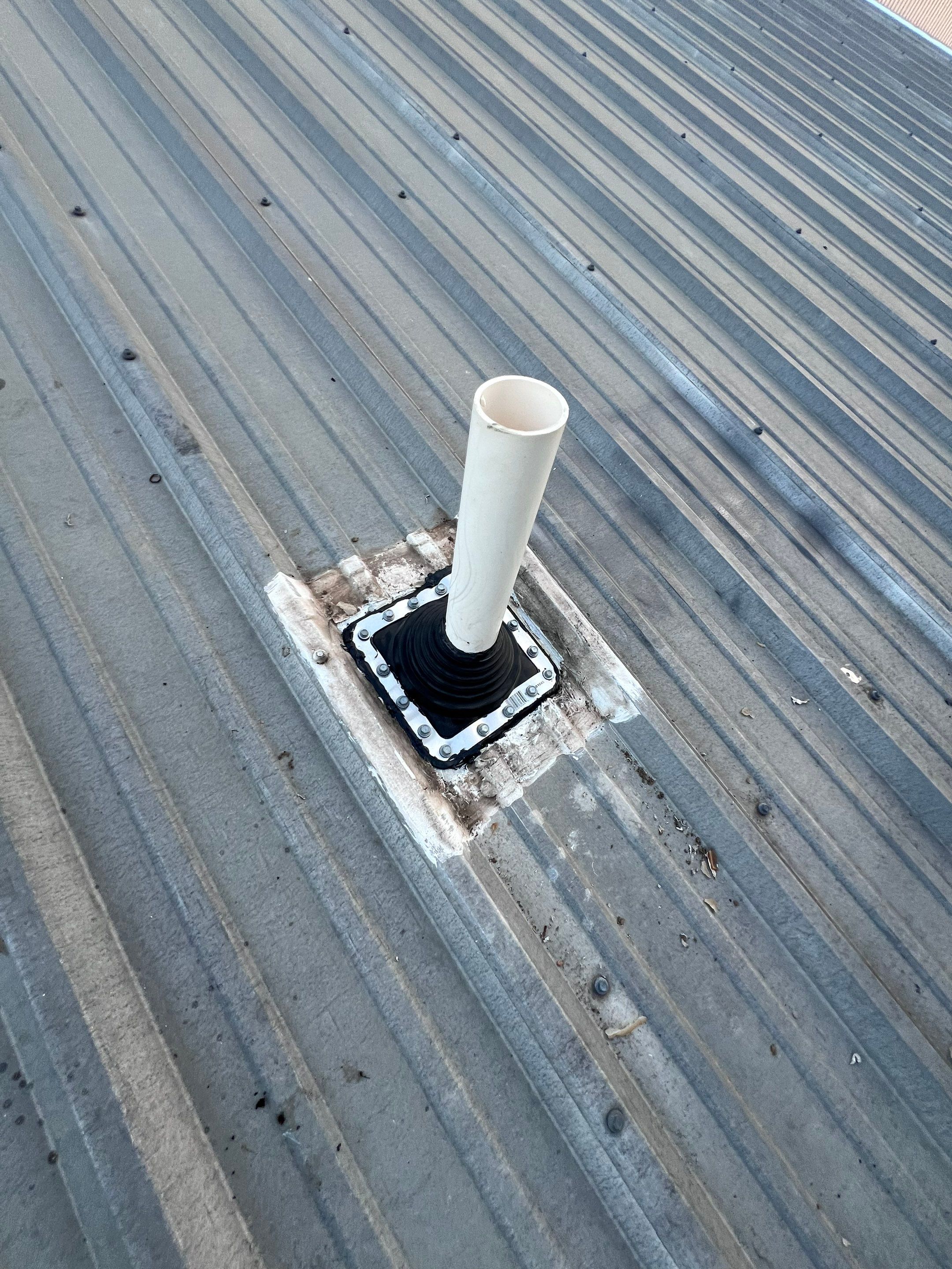 Hail Damage using Metal by Roof Repair Services LLC