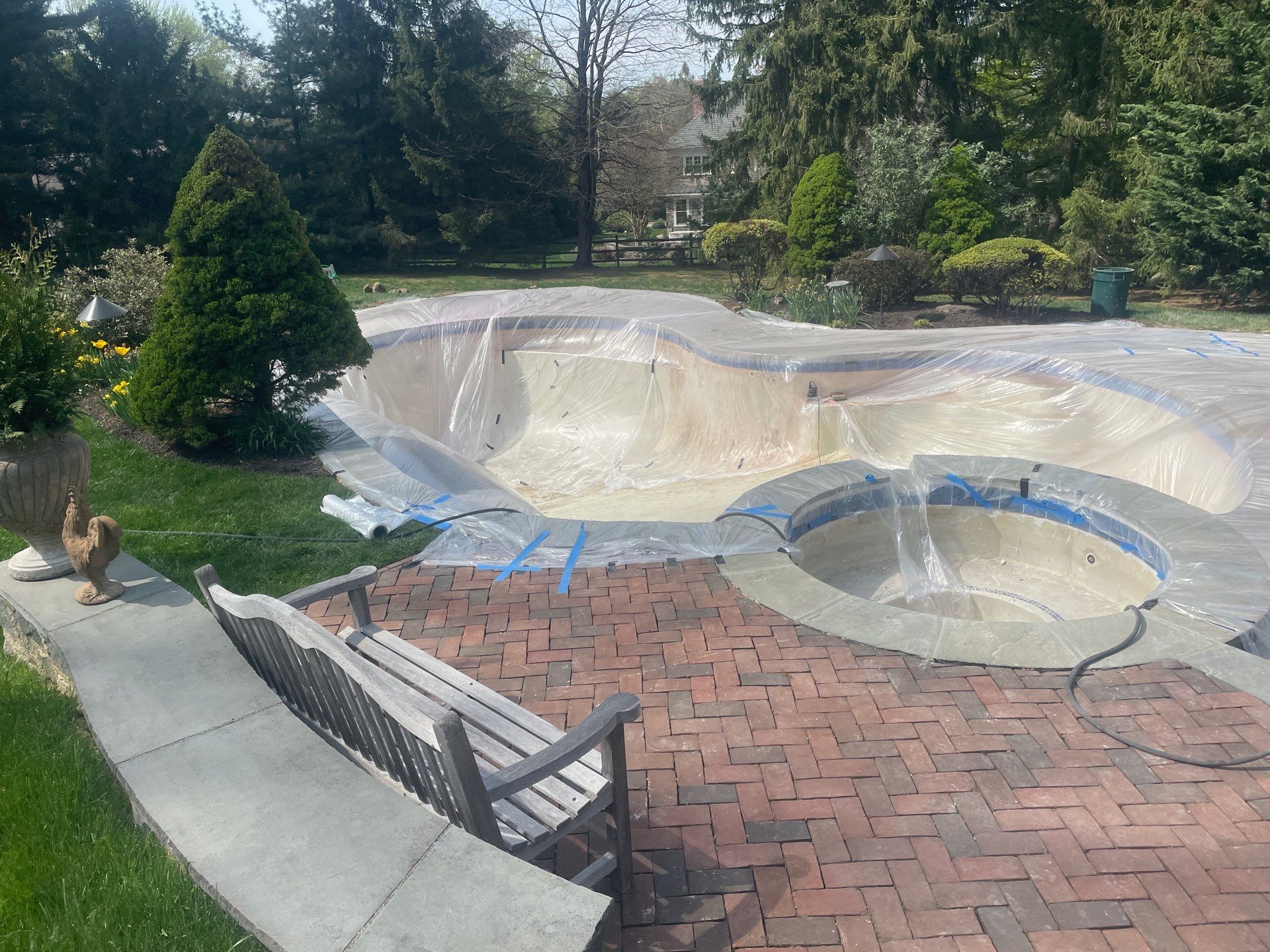 Exposed Aggregate Pool Deck Renovation in Villanova by Architectural Concrete Design
