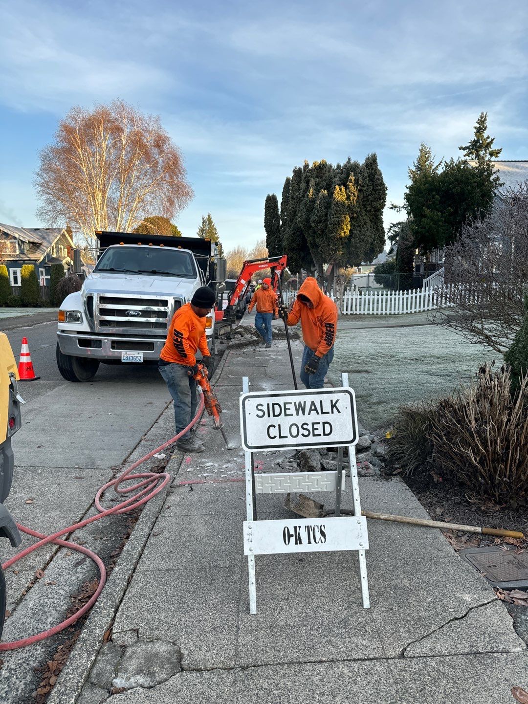 Opal Blue | Concrete Sidewalk by Jireh Asphalt & Concrete Inc 