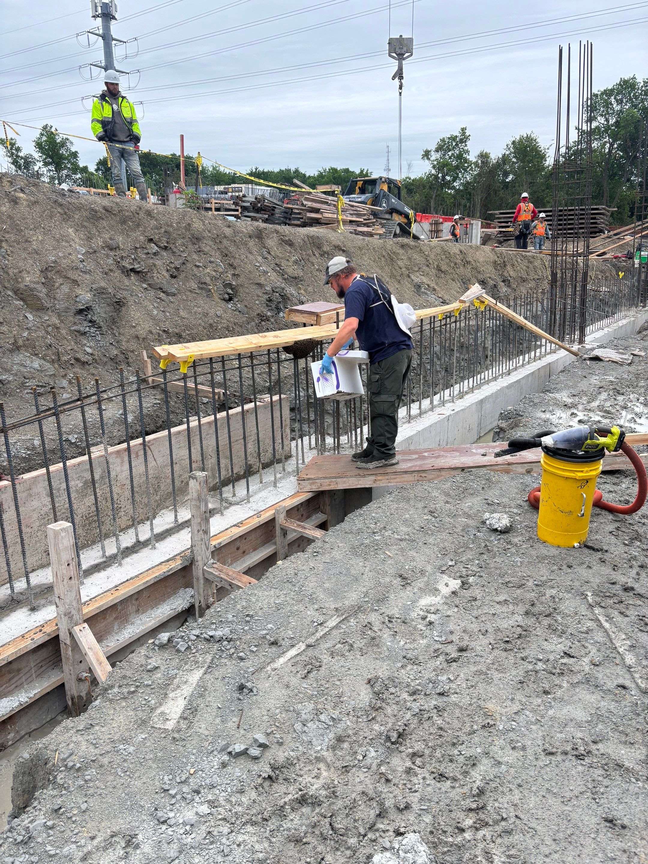 Rockwall Swarm: Downtown Construction Site by Rockwall Honey Bee Company