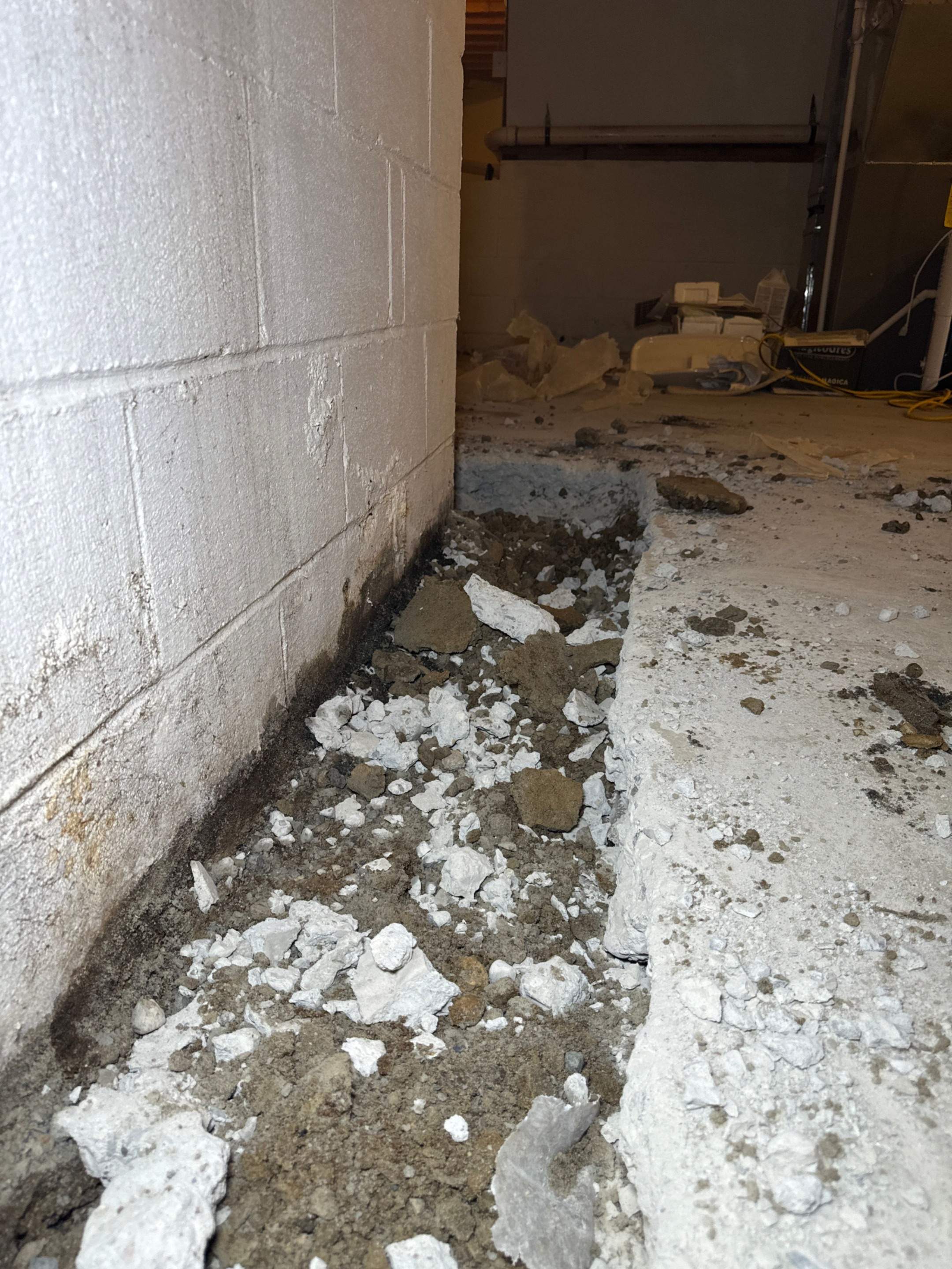 Interior French Drain in Mountain Lakes, NJ by Pure Service Pro, LLC 