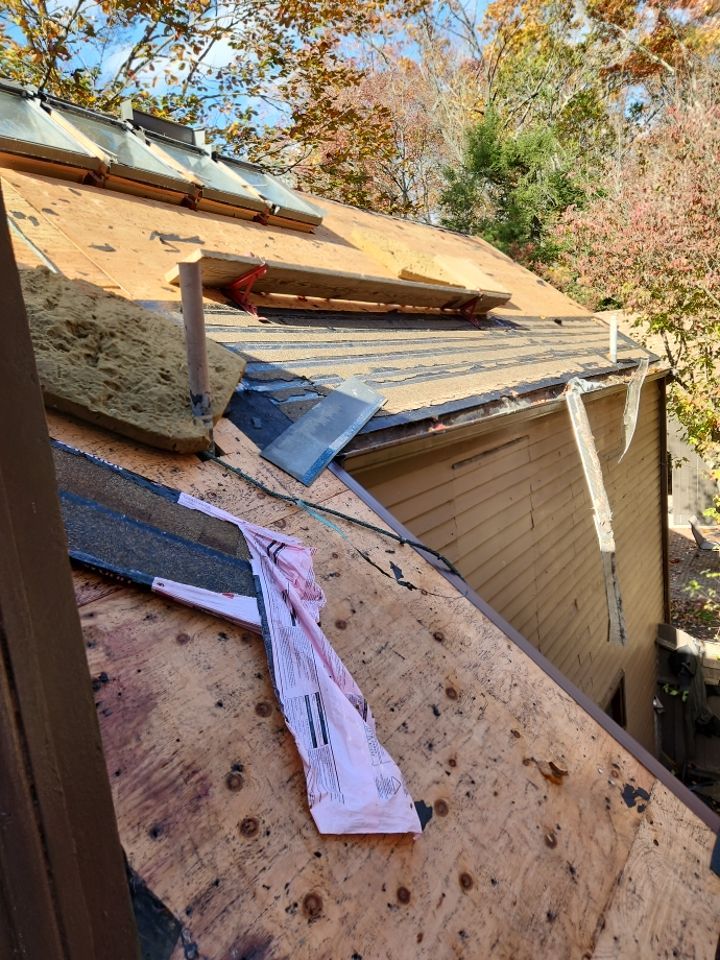 Residential Roofing Installation using Owens Corning TruDefinition Desert Tan by A Plus Exterior