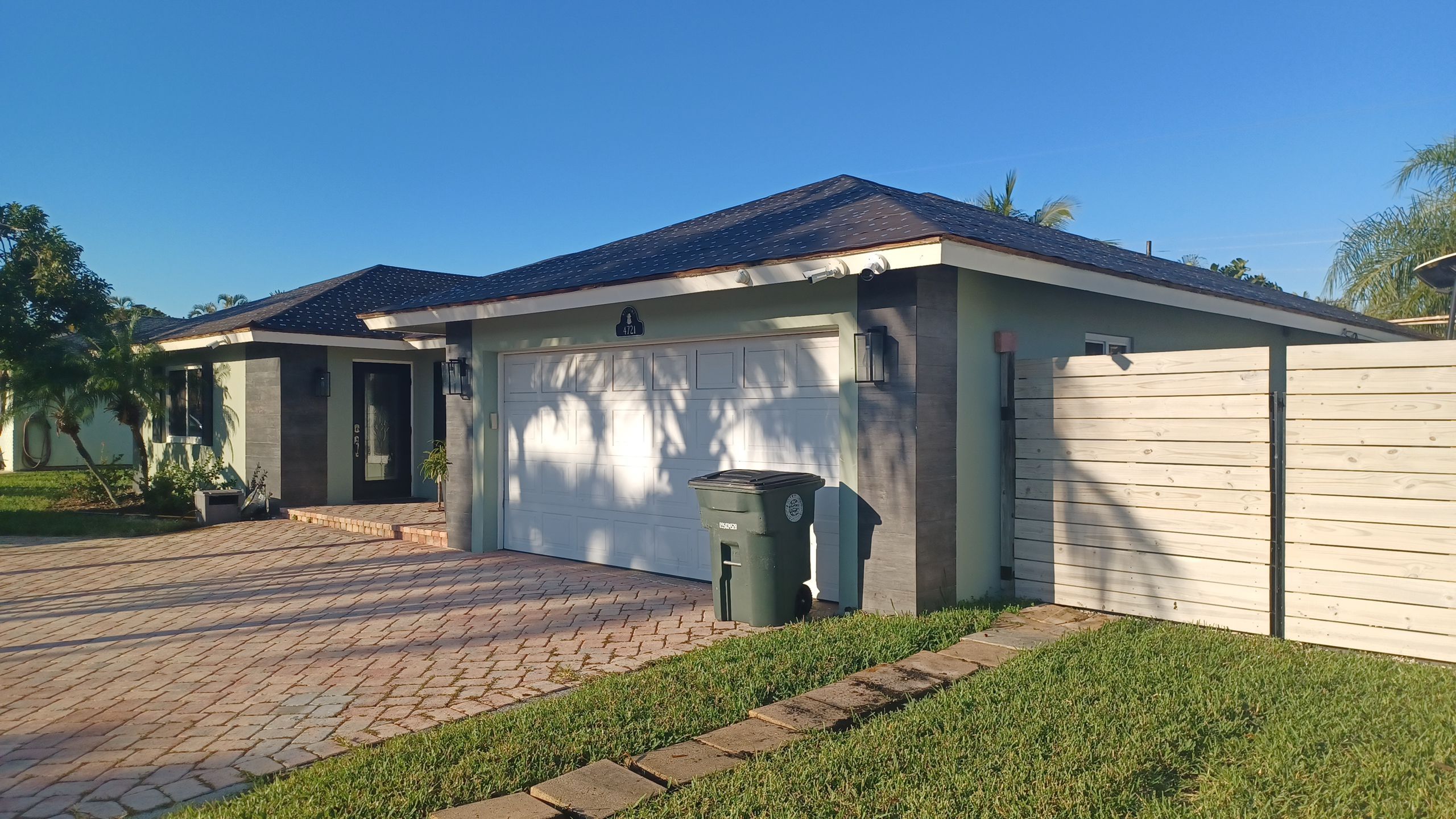 Residential Roofing Installation using 1" Nail strip metal roof by BLUES BROTHERS ROOFING