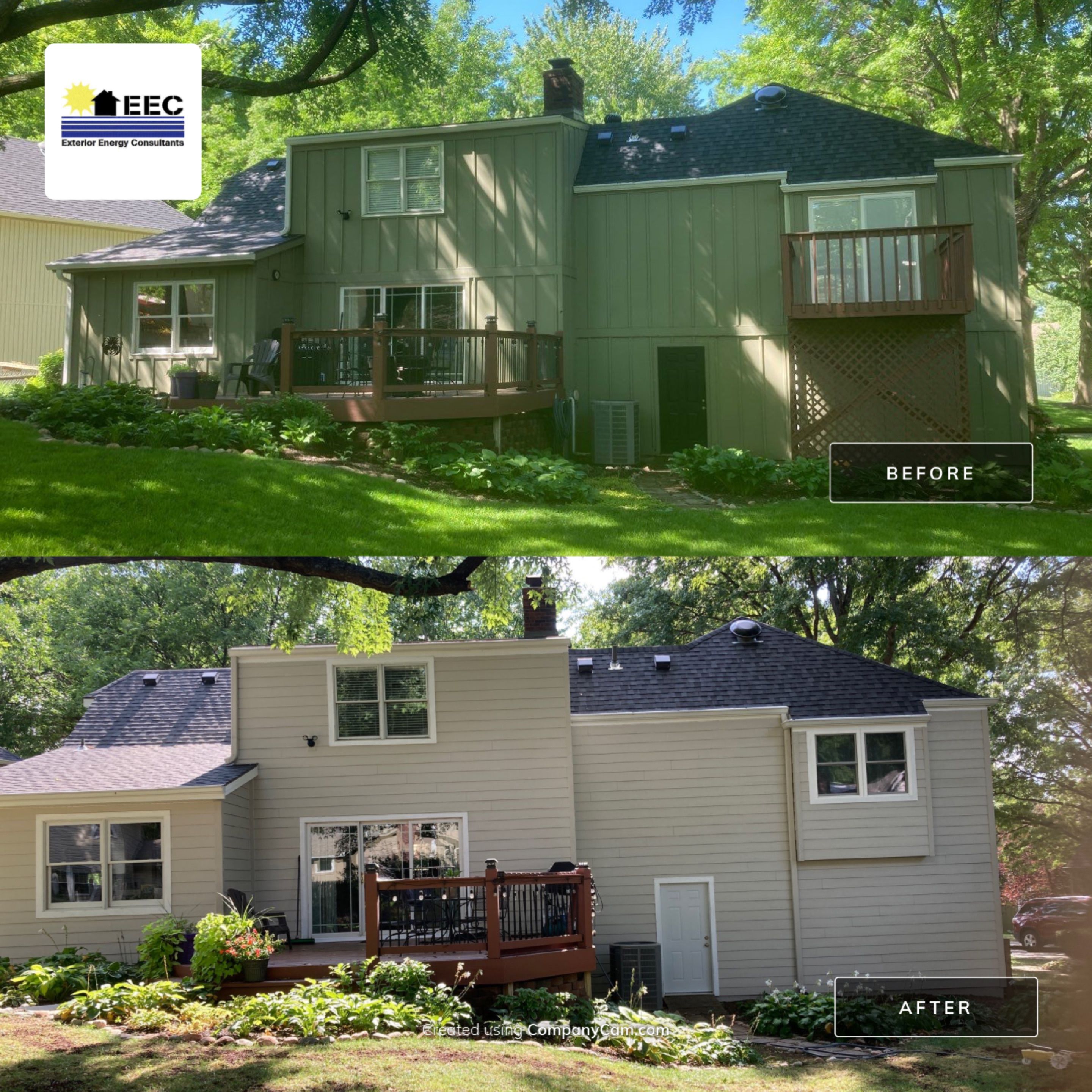 Siding Installation using James Hardie by EEC  Windows, Siding & Roofing 
