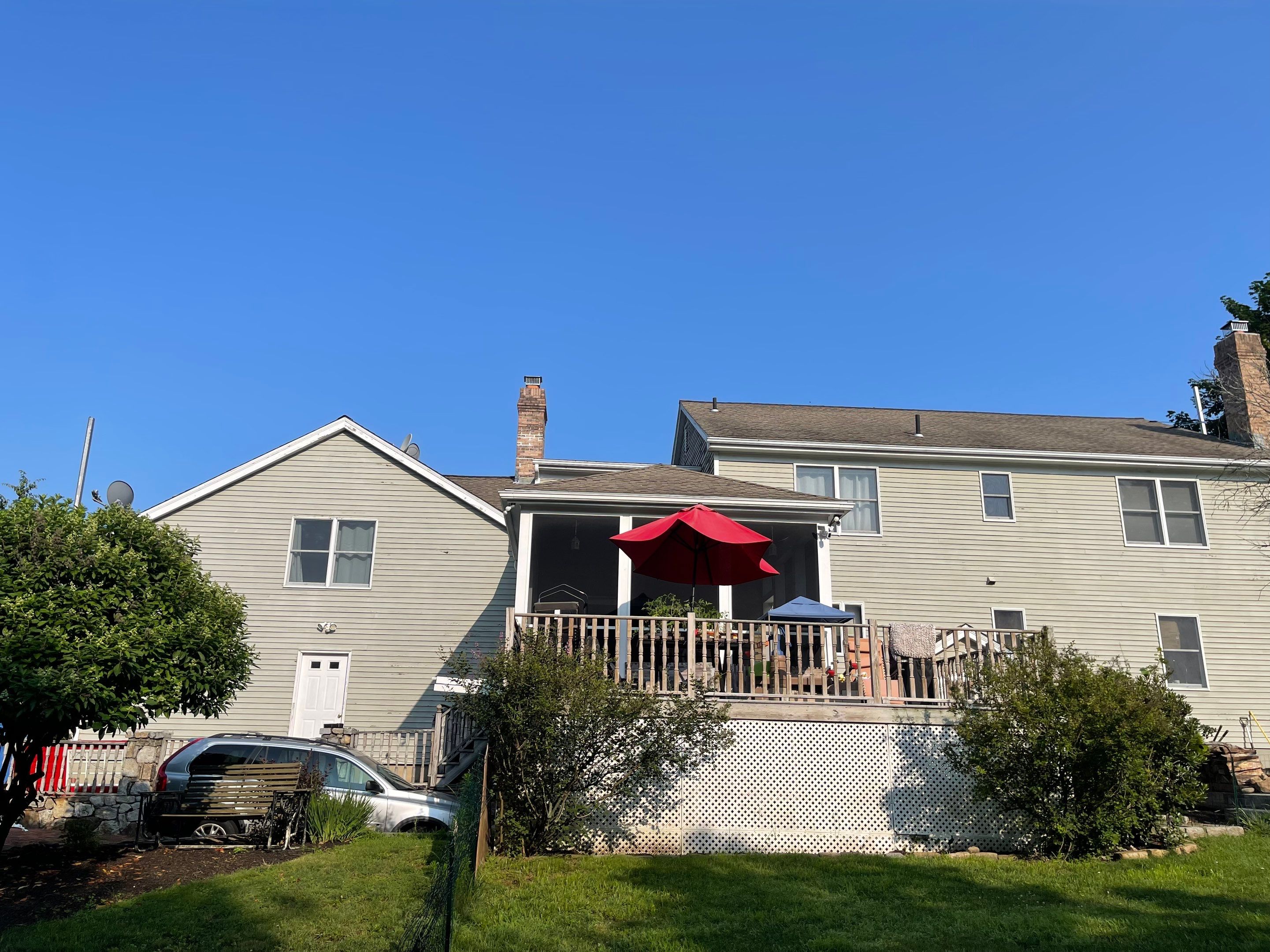 Siding Installation using Mainstreet Colonial & White gutters by A Plus Exterior