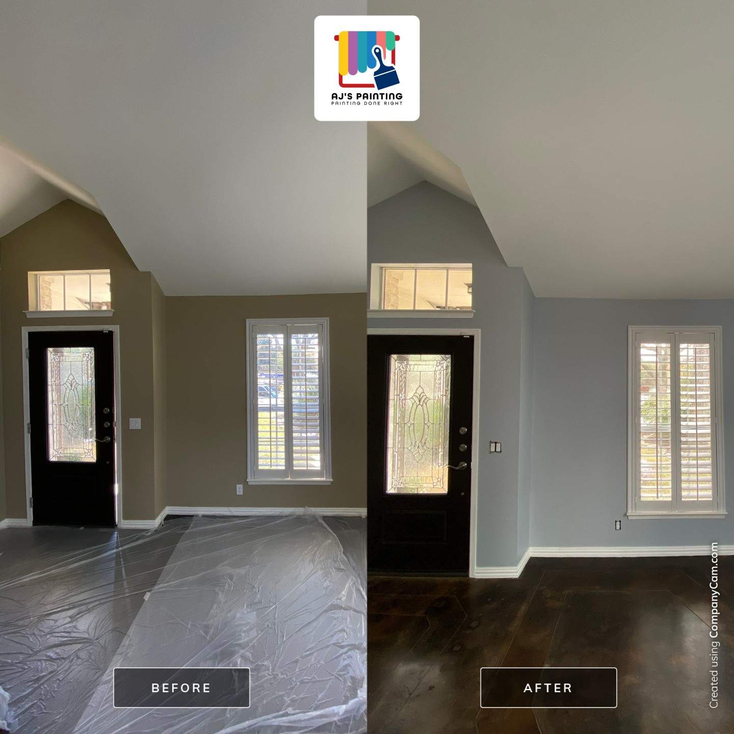Interior repaint in Steiner Ranch  by AJ’s Painting