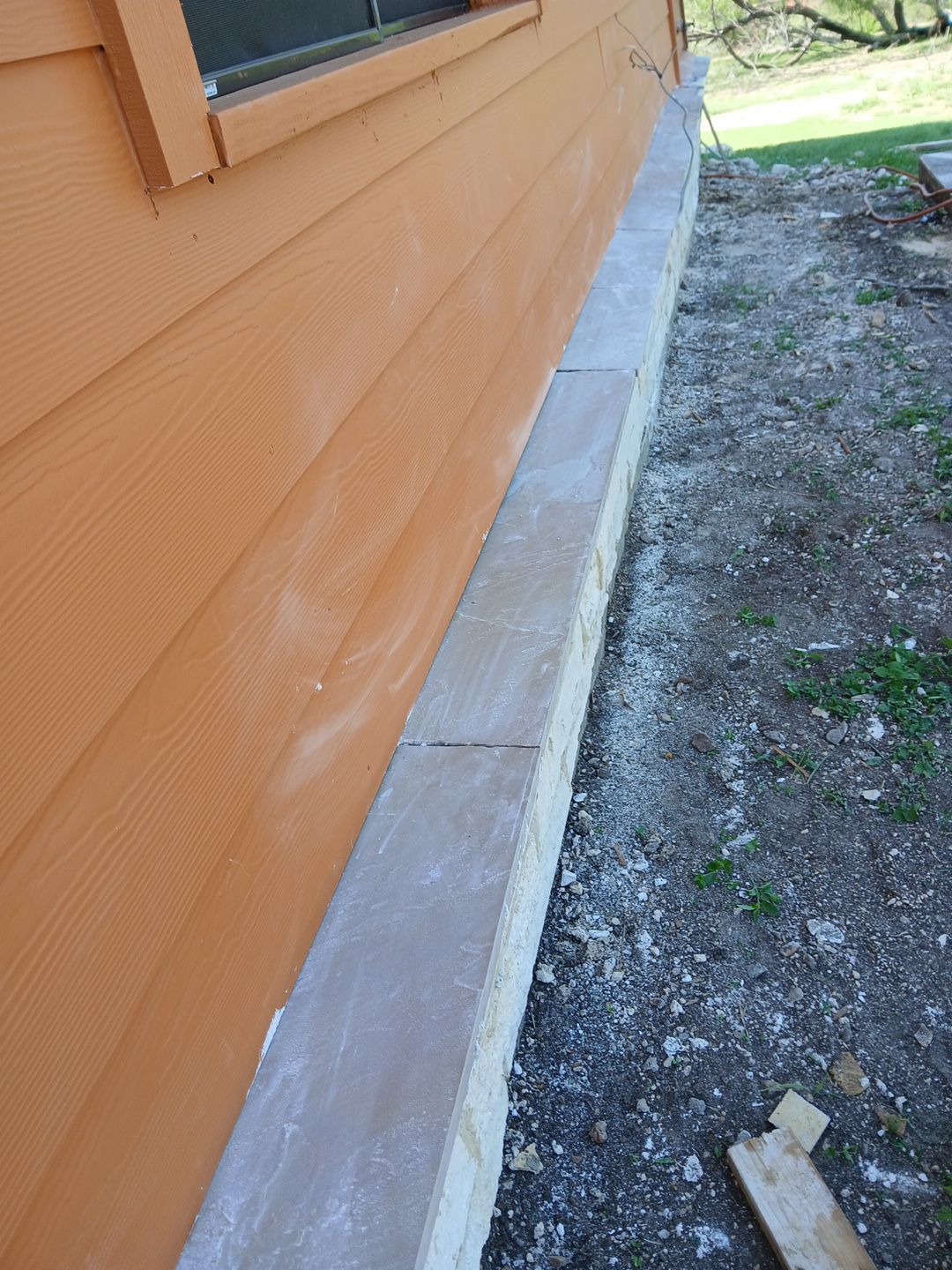 Rock removal and stone installation  by TXN Remodeling n Construction