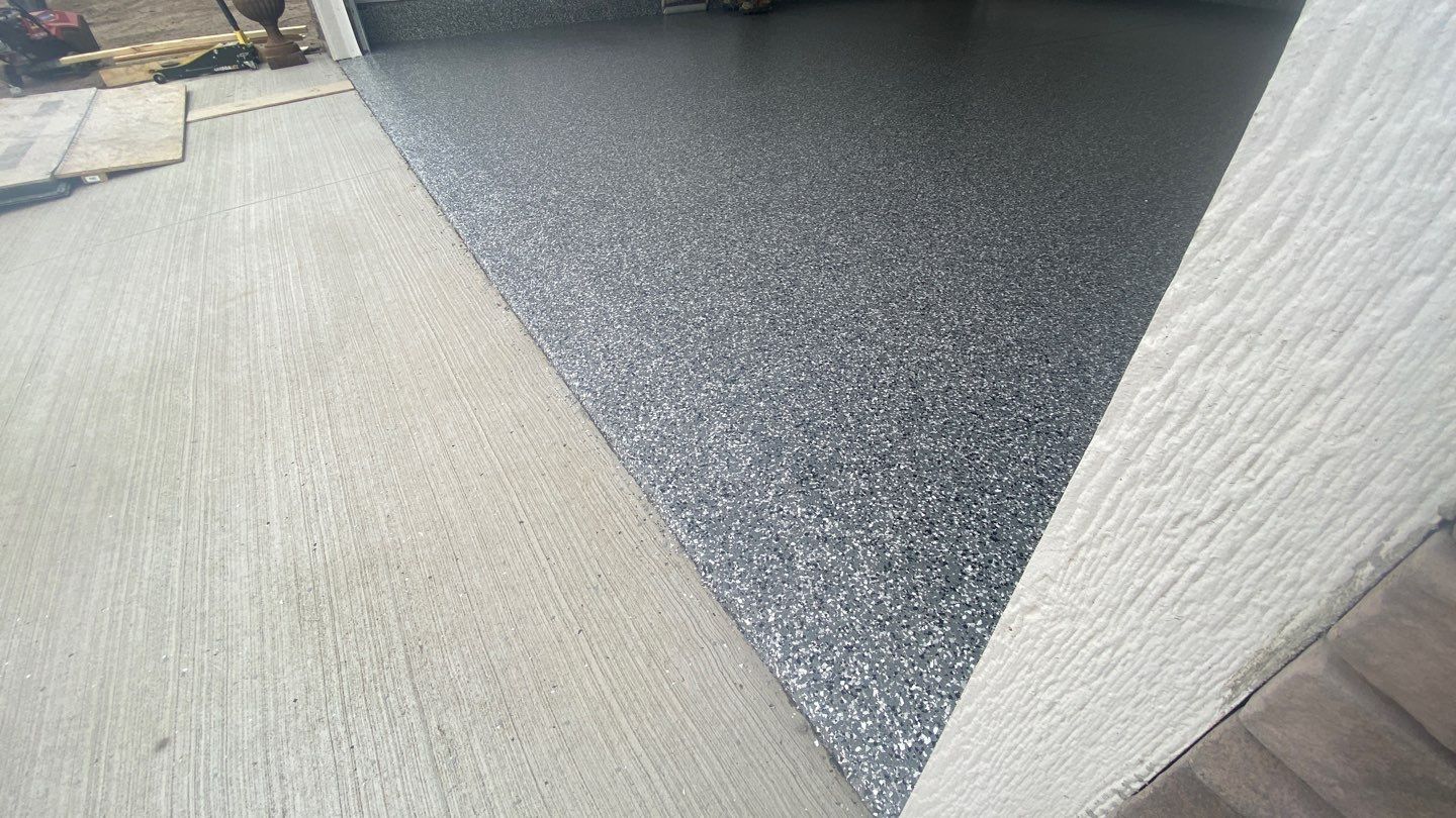 Garage using Smoke by Select Painting, Coatings & Garage Cabinets