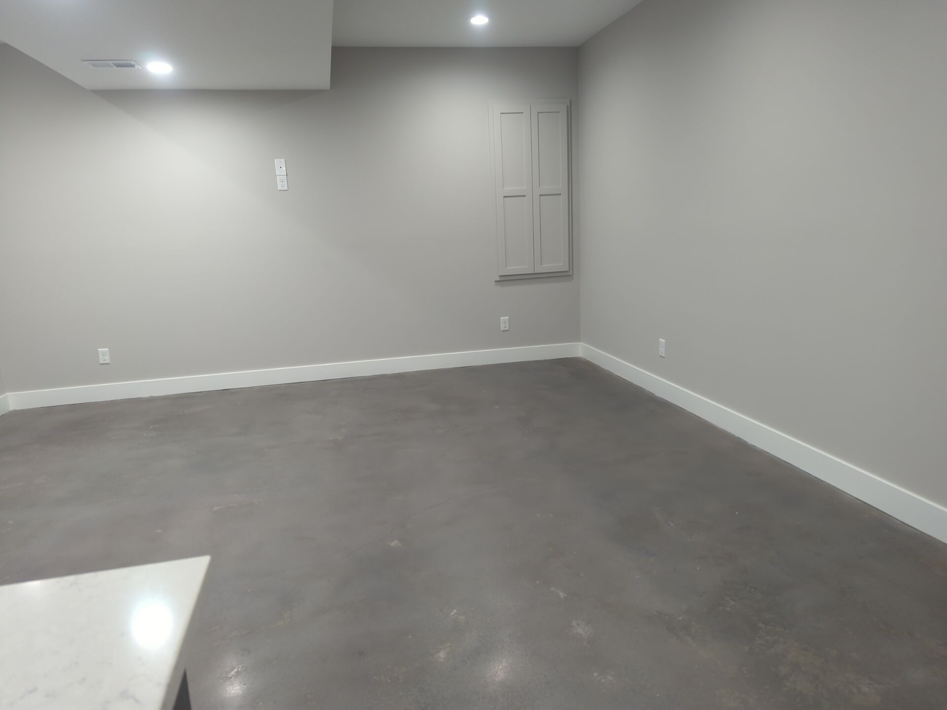 Lee's Summit -- Polished Concrete with Grey Dye by Big Red Decorative Concrete, LLC