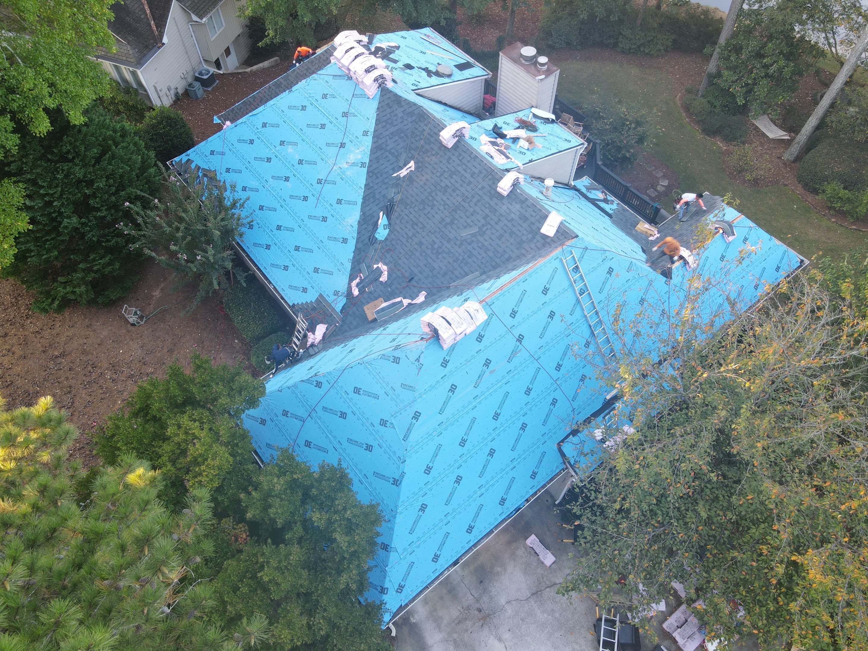 Residential Roofing Installation using Owens Corning by Inspector Roofing and Restoration
