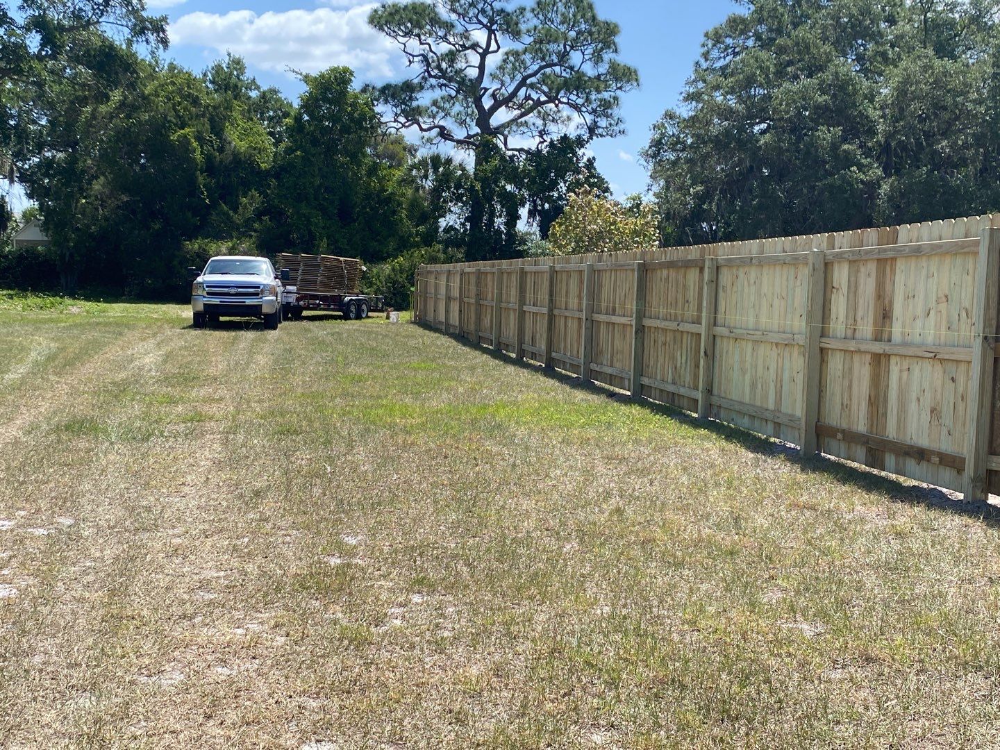 Bradenton, FL 6ft. Treated Board on Board Privacy Fence  by Asap fence and gates, LLC