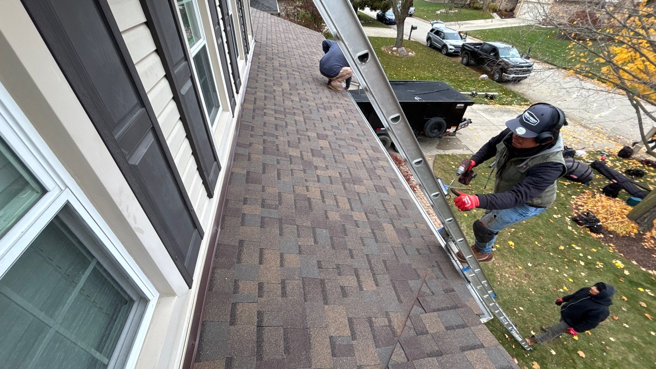 Roof Replacement using Owens Corning Teak by 180 Contractors