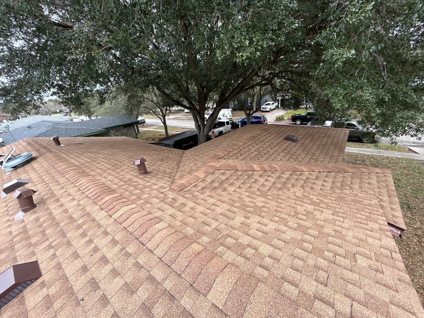 Residential Roofing Installation using GAF Natural Shadow by Lighthouse Roofing