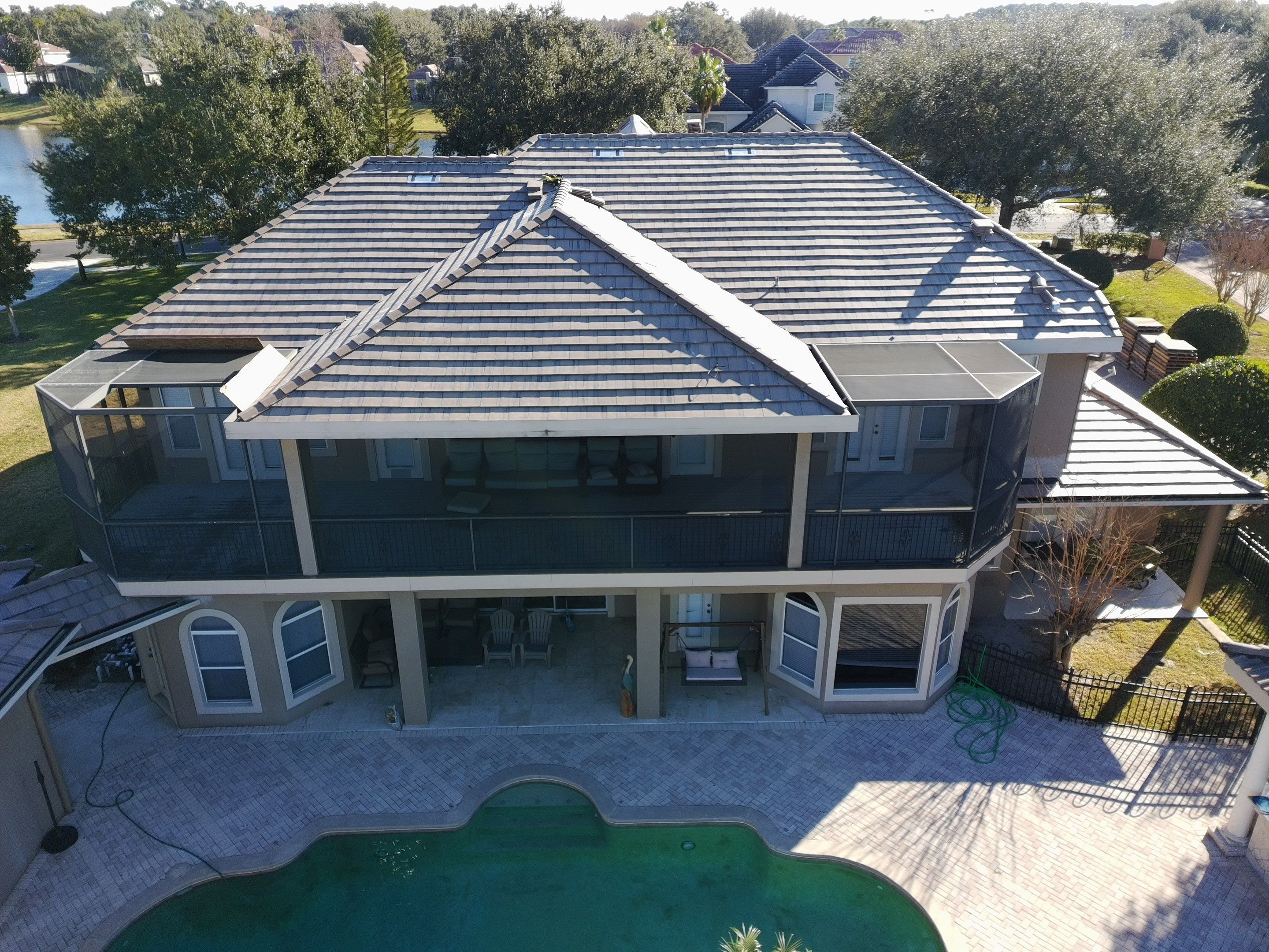 Mediterranean Tile Roof Replacement and Leak Remediation in Orlando by Fortified Roofing Solutions Corp.