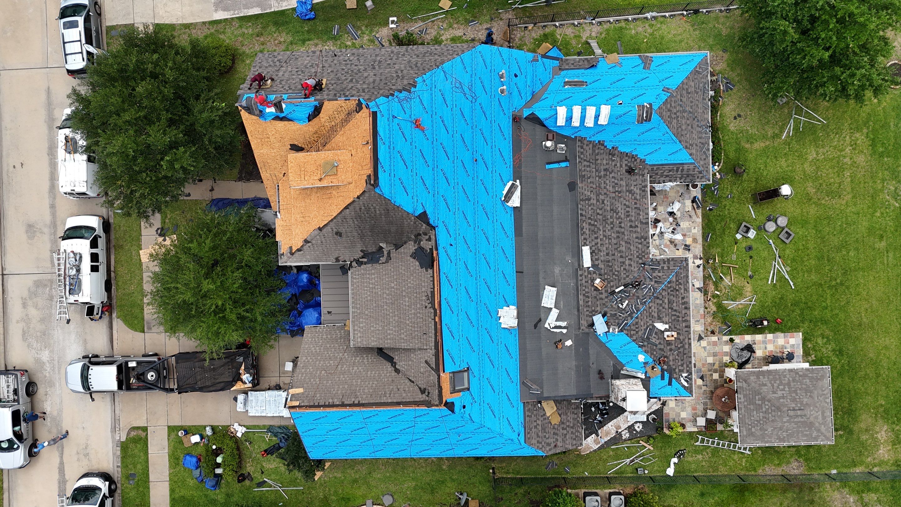 Residential Roofing Installation using IKO Dynasty by Core Four Roofing
