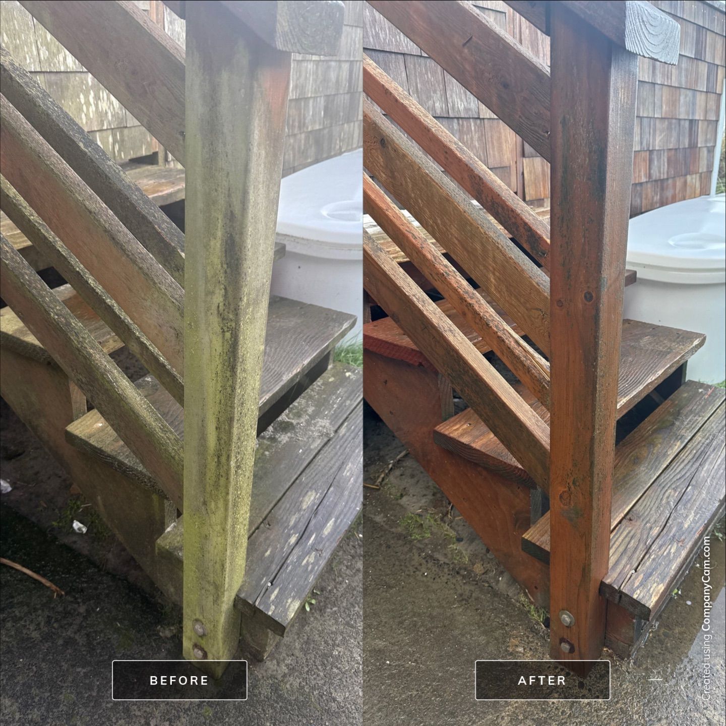 Cedar Home Makeover – Rockaway Beach by Rolling Suds of Oregon Coast – Salem