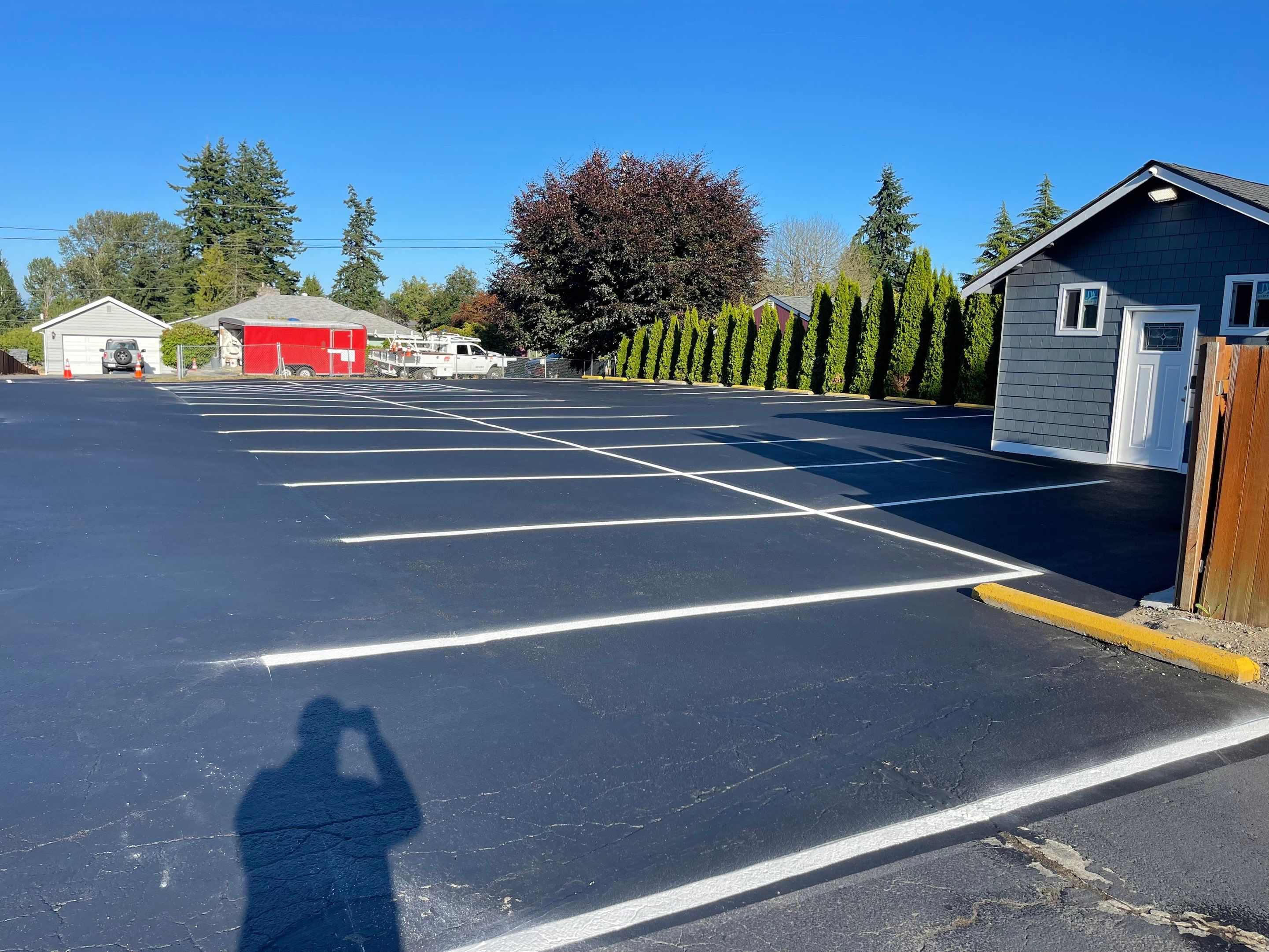 Parking Lot Sealcoat & Striping Repair   by Jireh Asphalt & Concrete Inc 