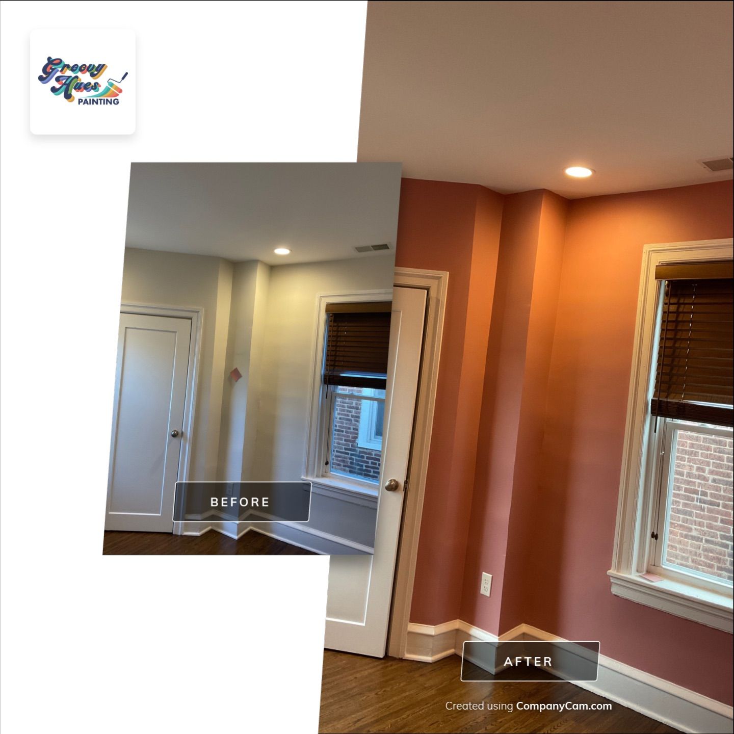 A Colorful, Calming Interior with Soft Greens and Bold Accents by Groovy Hues