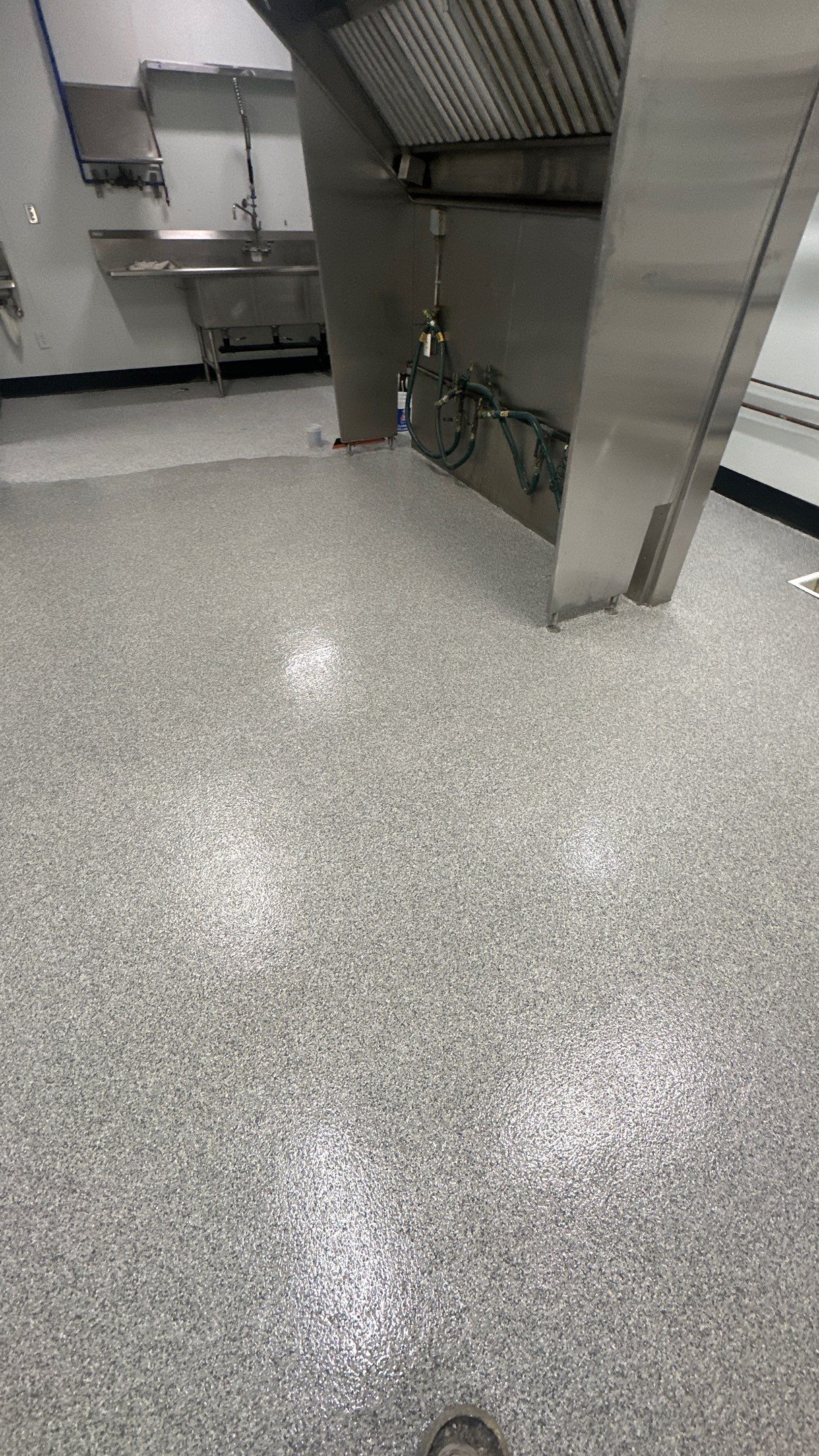 Commercial Kitchen Flooring using Slate Stone 1/8" by Croc Coatings, LLC