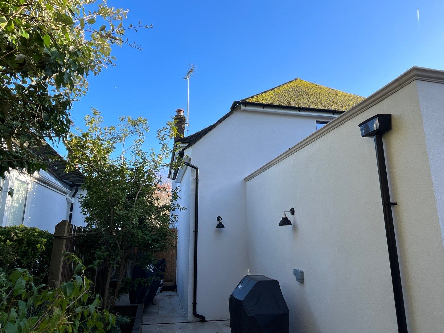 Roof Cleaning and Biocide Treatment using Honda 15lpm Low Pressure Washing Machine by Ges Exterior Cleaning ltd