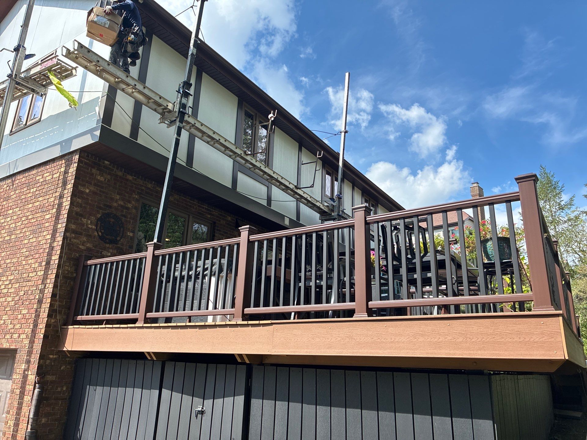 James Hardie Tudor Home Renovation by Ideal Siding Pittsburgh