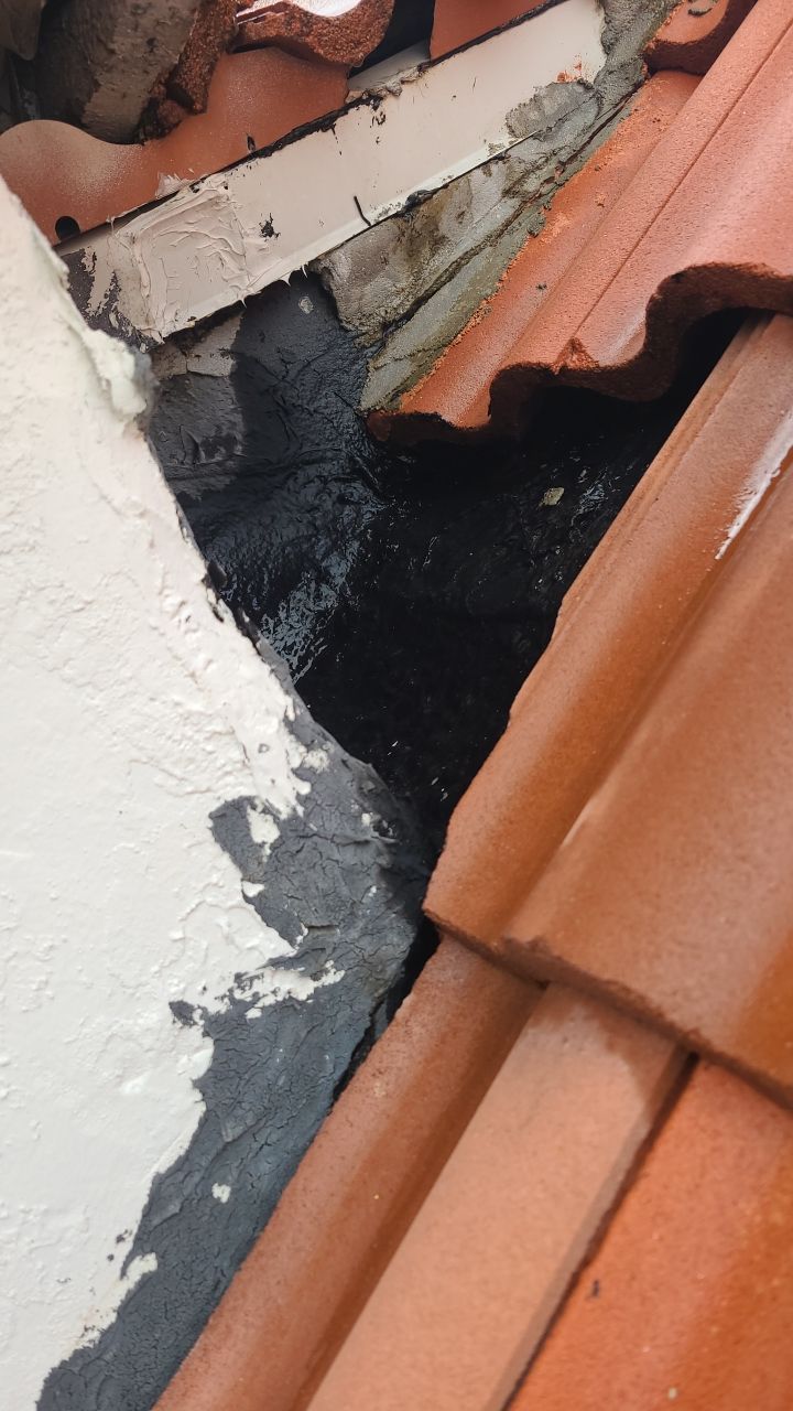 Margate Tile Roof Repair and Ridge Cap Mortar Restoration by Aastro Roofing