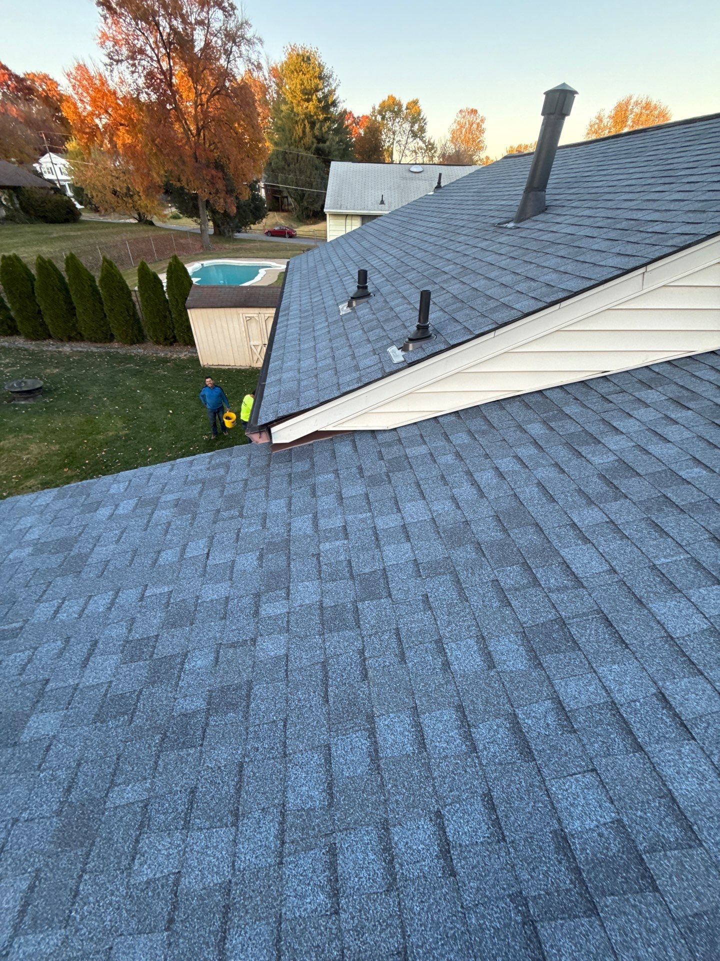 Faifax : Residential Roof Replacement with CertainTeed Landmark Pro in Max Def Coastal Blue  by RM Banning, Inc.