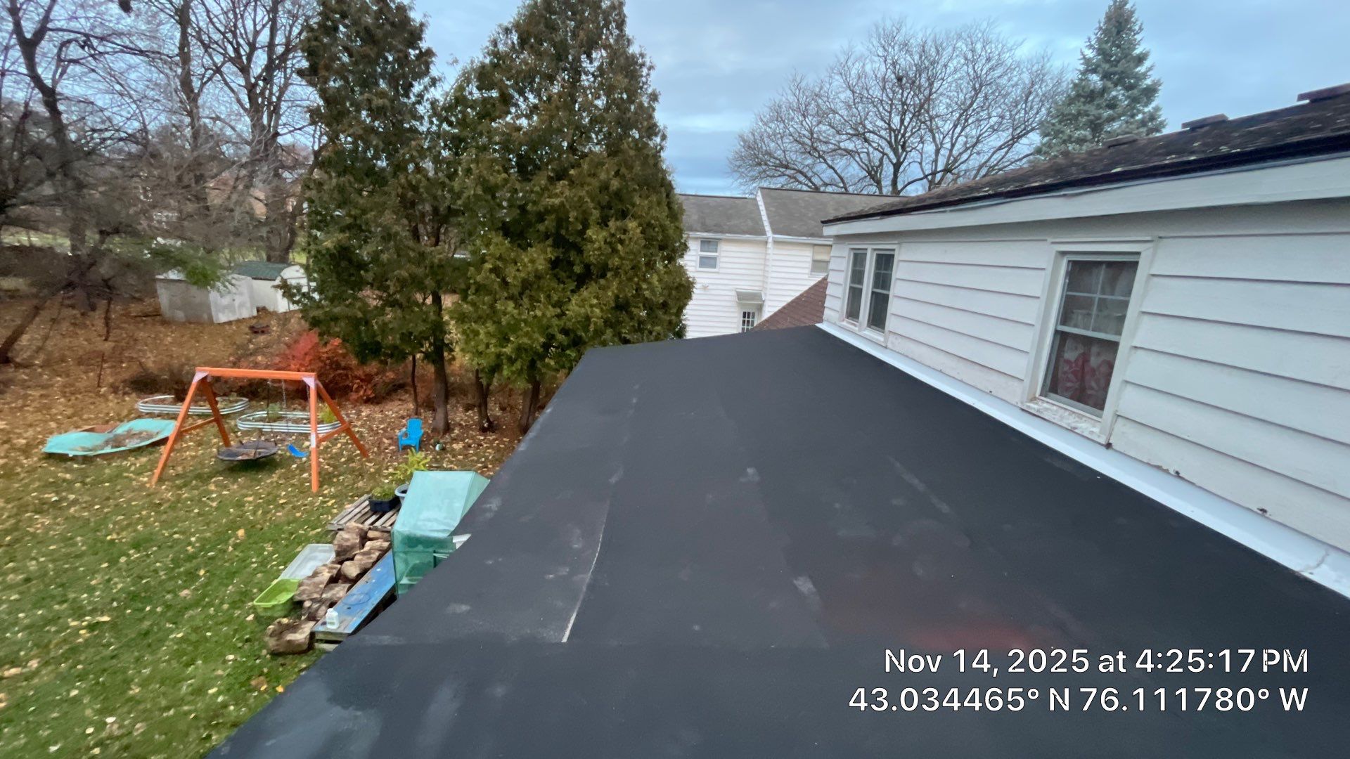 🔥 Torch-Down Flat Roof Replacement in Syracuse, NY! 🔨 by Alpha Omega Roofing LLC