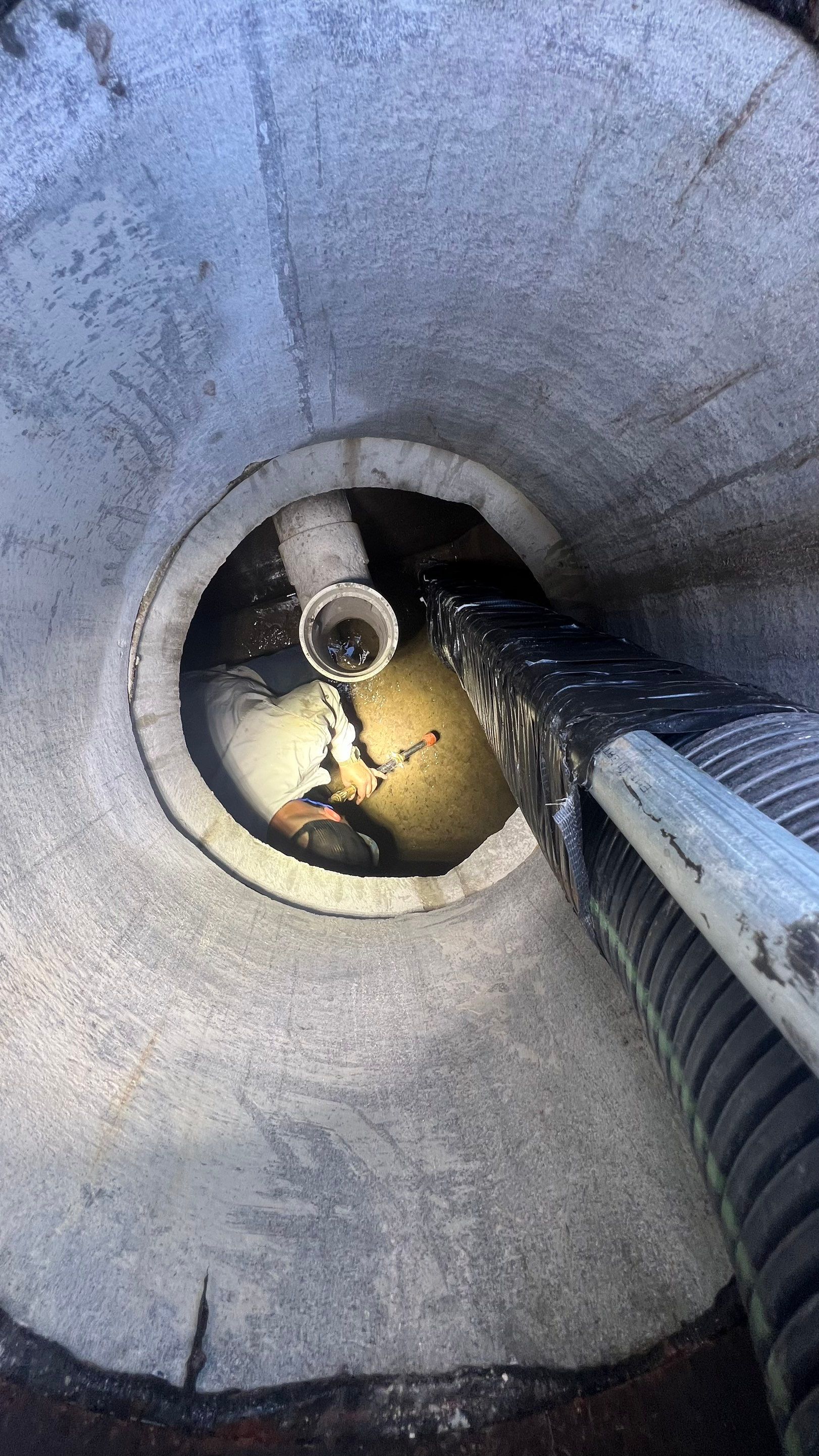 New Carwash Collection Tank Cleaning by APS Power & Water
