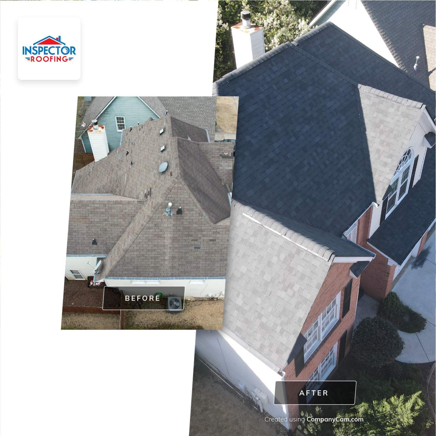 Residential Roofing Installation using Owens Corning by Inspector Roofing and Restoration