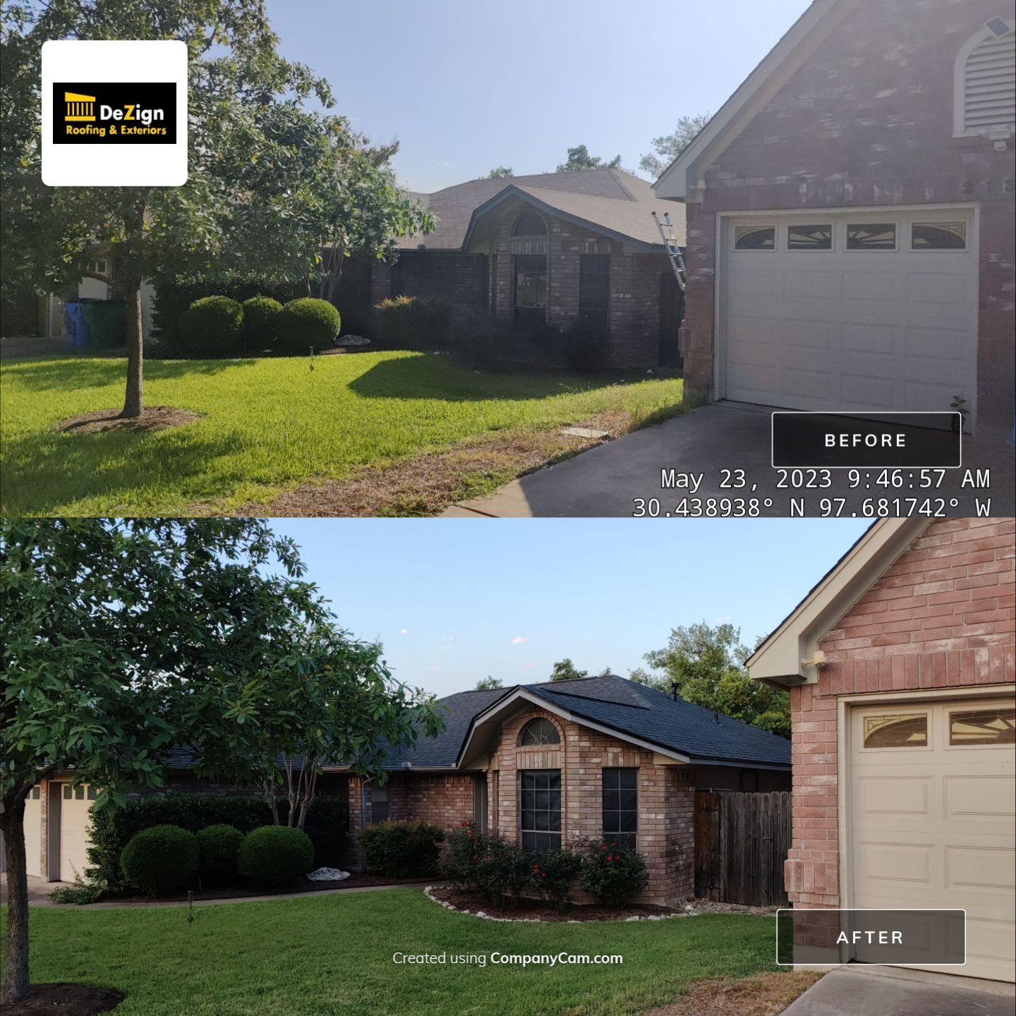 Residential Roofing Installation using IKO Dynasty Granite Black by DeZign Roofing & Exteriors