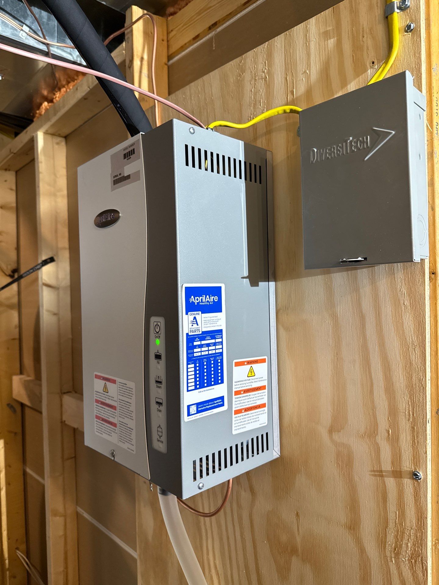 Trane Two Stage Variable Speed Furnace and Steam Humidifier Installation in Aldie by Pro Sky Services