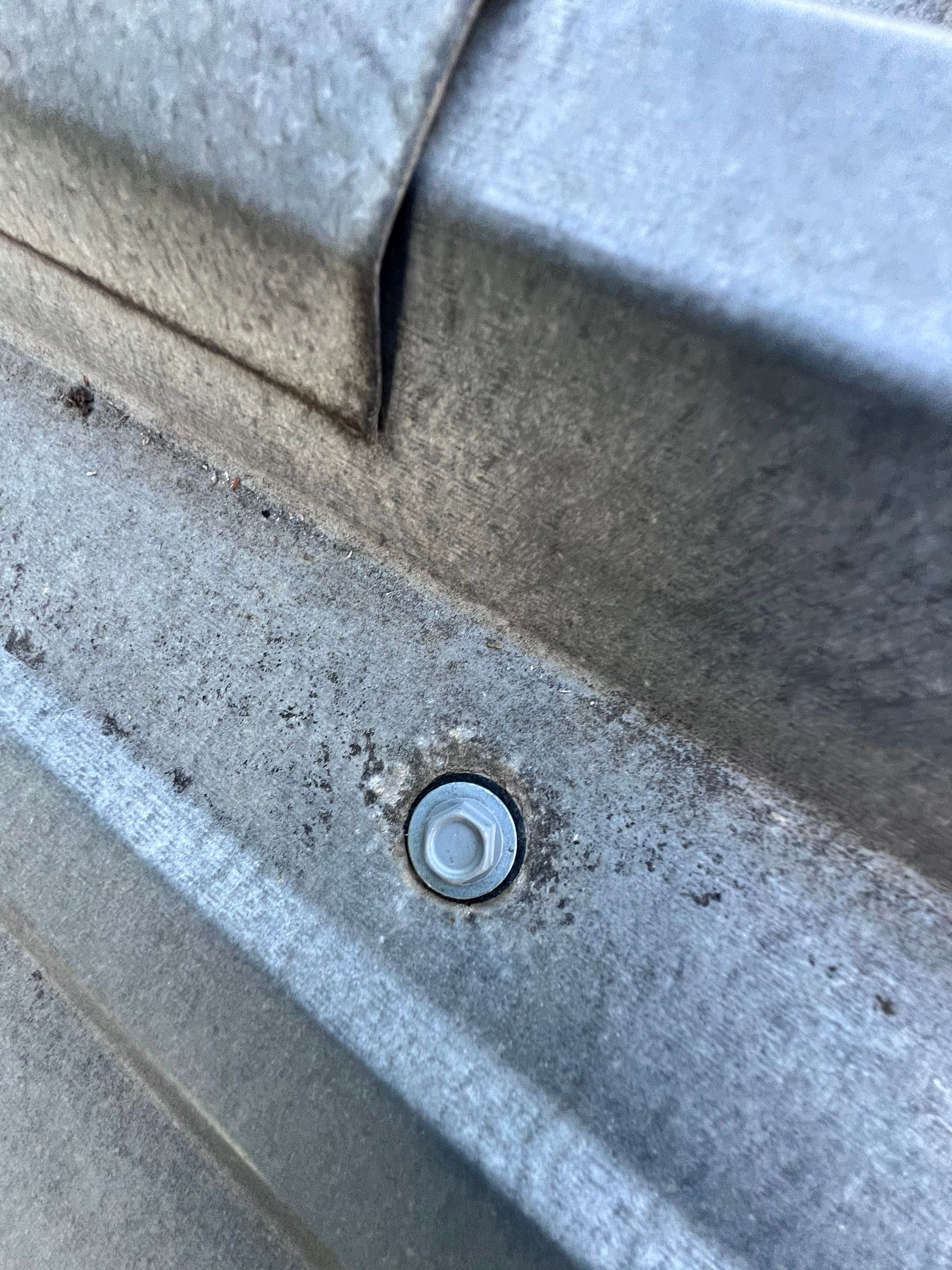 Hail Damage using Metal by Roof Repair Company