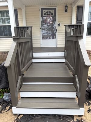 Full Roof Replacement and Custom Front Porch Addition in Pinebluff