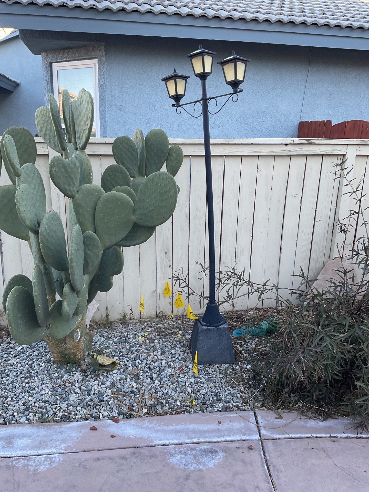 Beautiful vinyl fence installation by Fence Guys Inc.