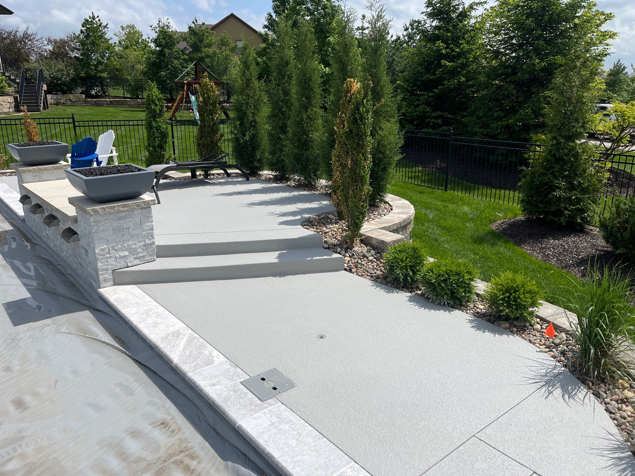 New Pool Overlay - Overland Park, KS by Big Red Decorative Concrete, LLC