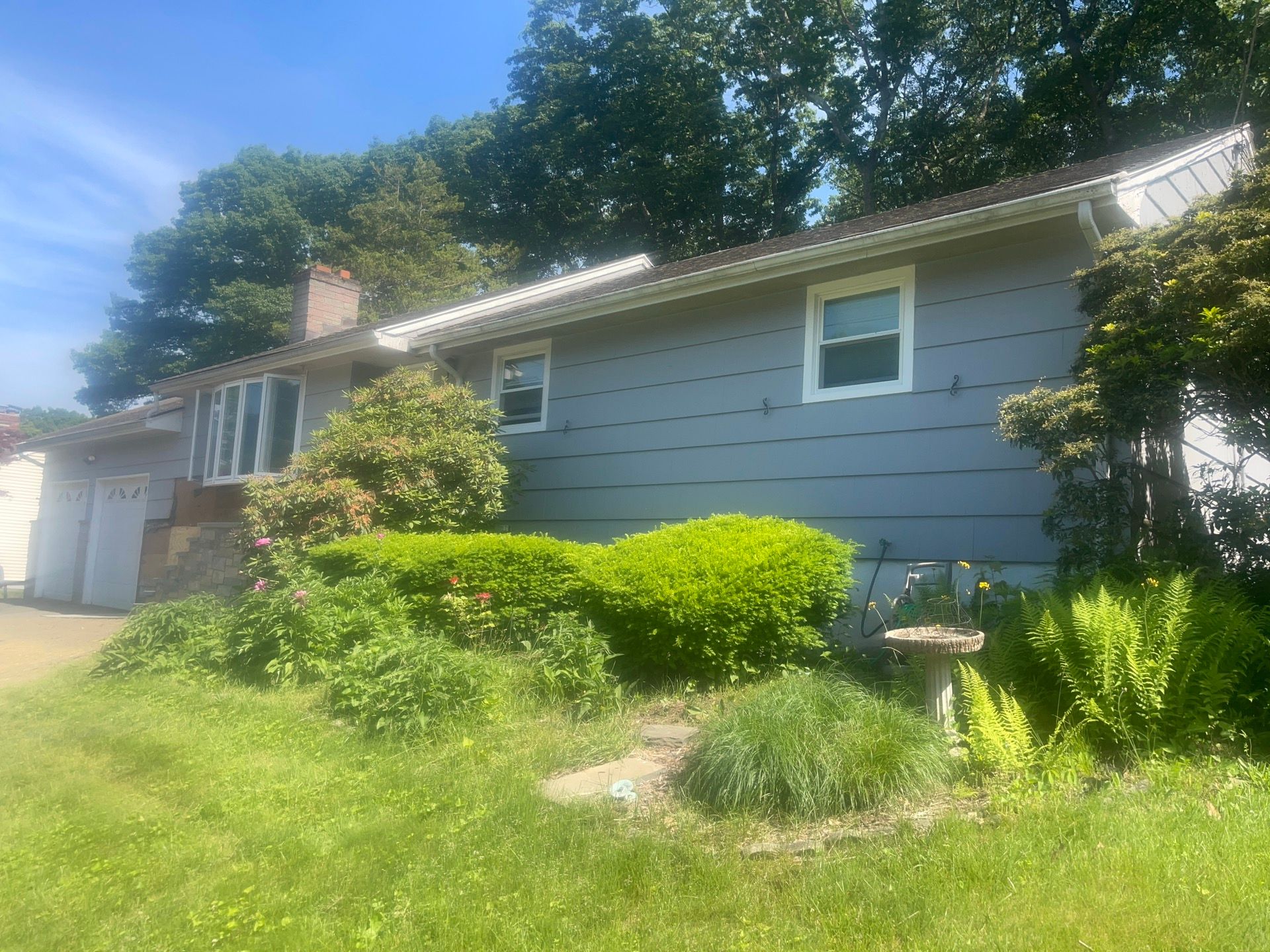 Siding Installation using CertainTeed Monogram Vinyl Siding - D4 - Granite Gray by A Plus Exterior