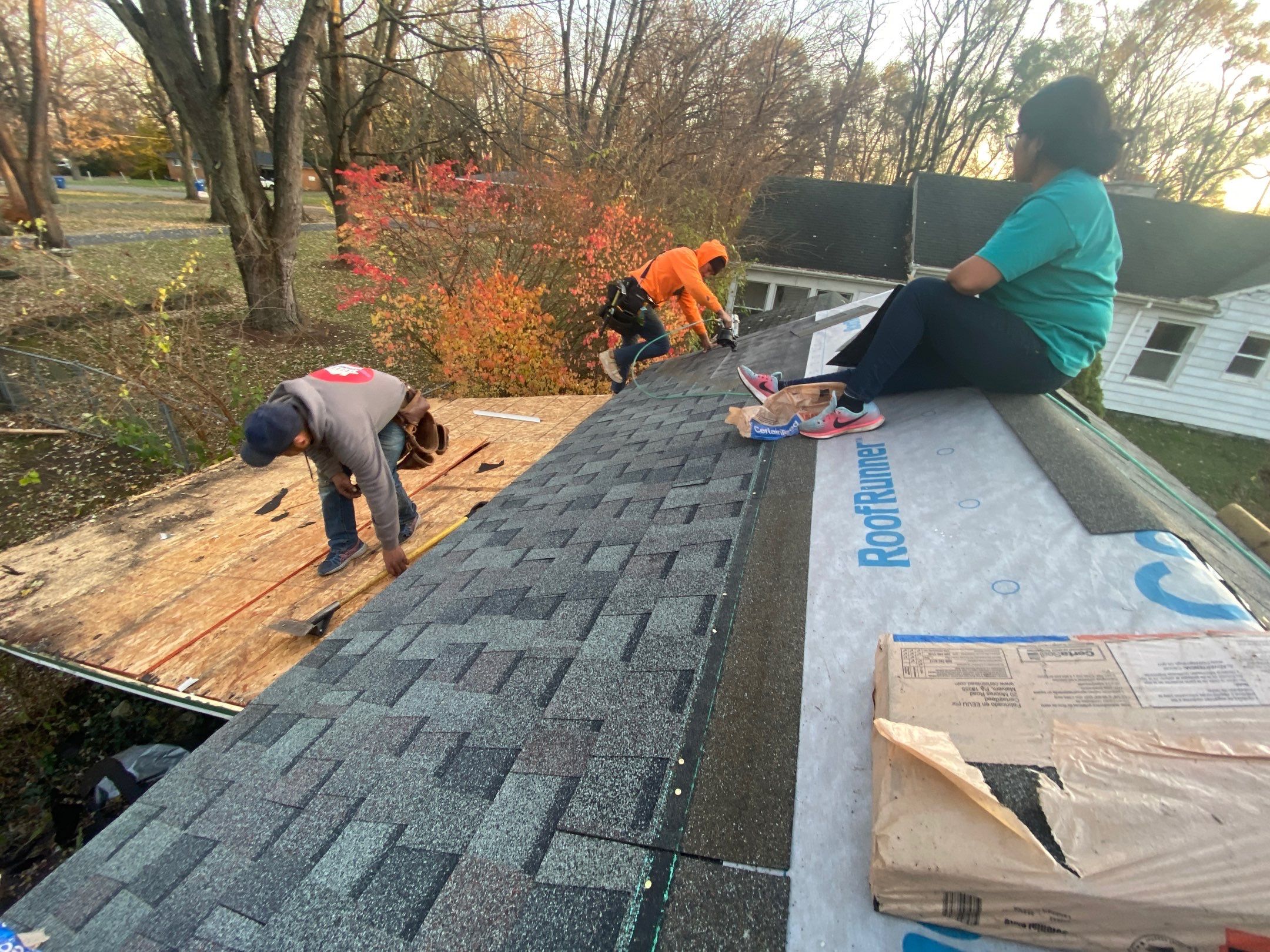Roof Replacement using CertainTeed Landmark by 180 Contractors
