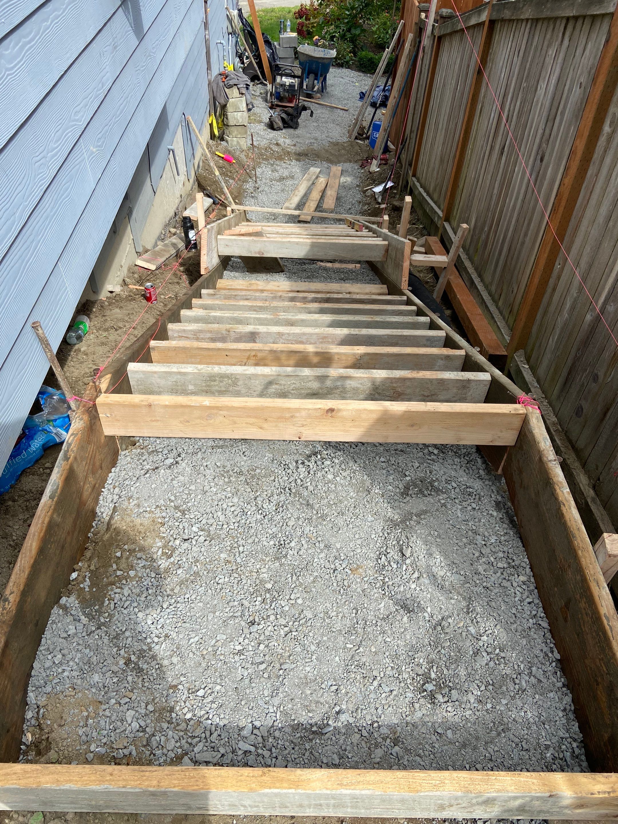 Jireh Outdoor Projects | Concrete Stair Repair and Retaining Wall by Jireh Asphalt & Concrete Inc 