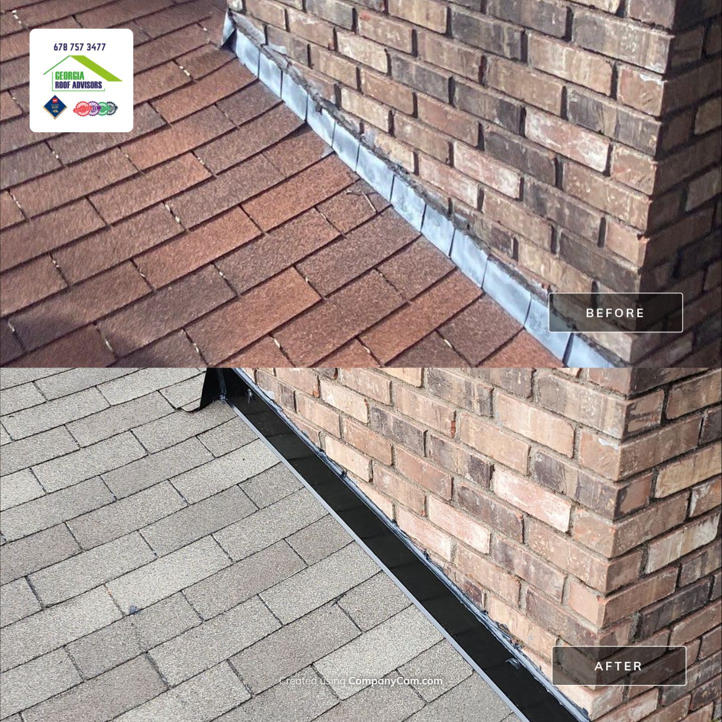 Flashing Replacement by Georgia Roof Advisors
