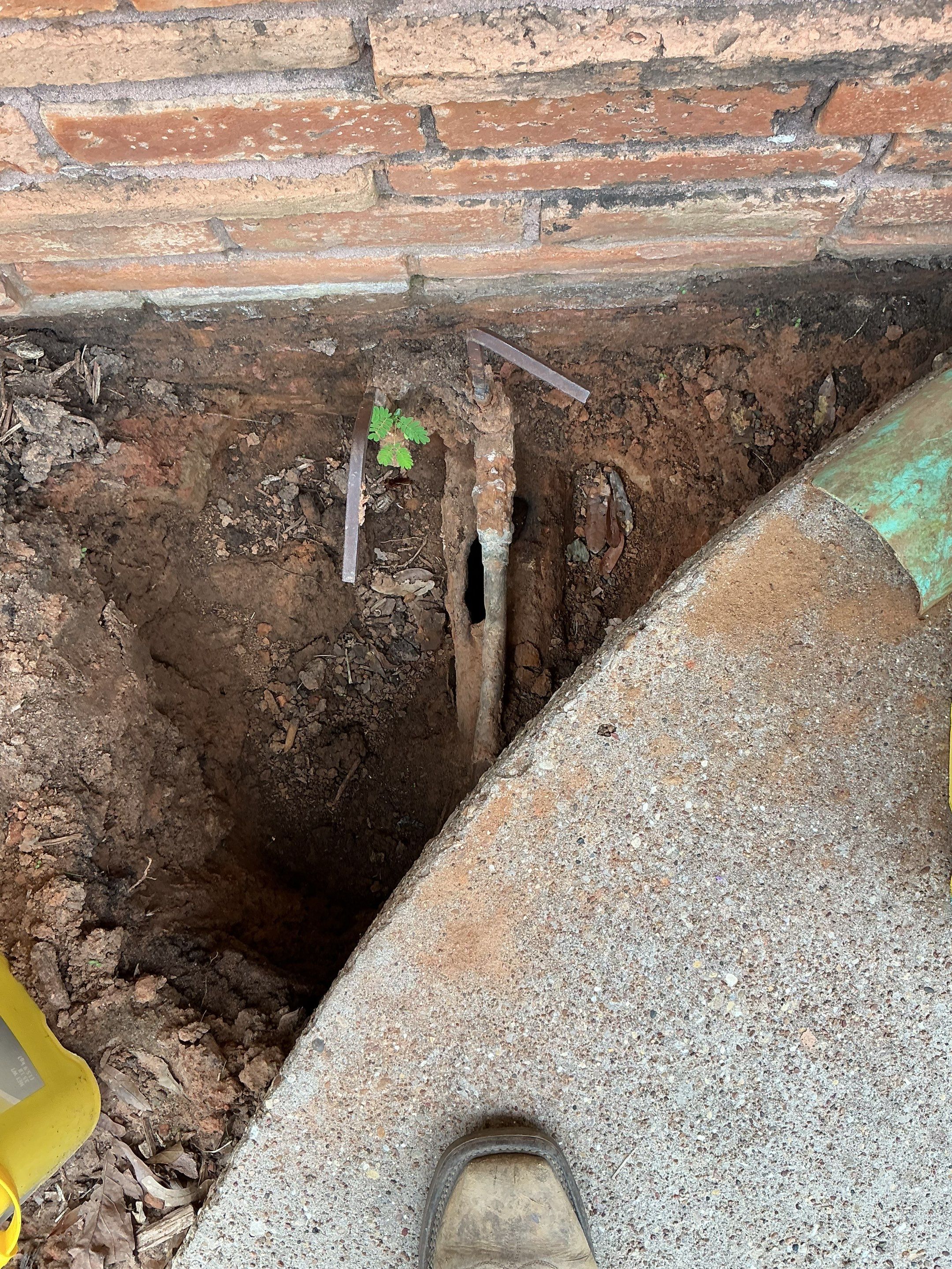 Drain Repair Project in Tyler by Rub-A-Dub Plumbing