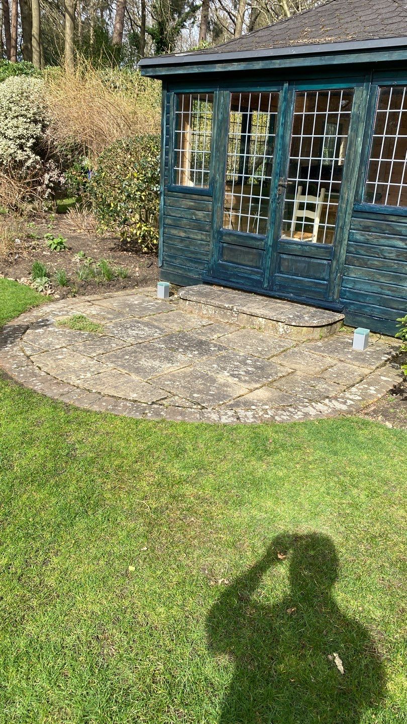 Patio Area Spring Clean using honda 21 ltr/min by Ges Exterior Cleaning ltd
