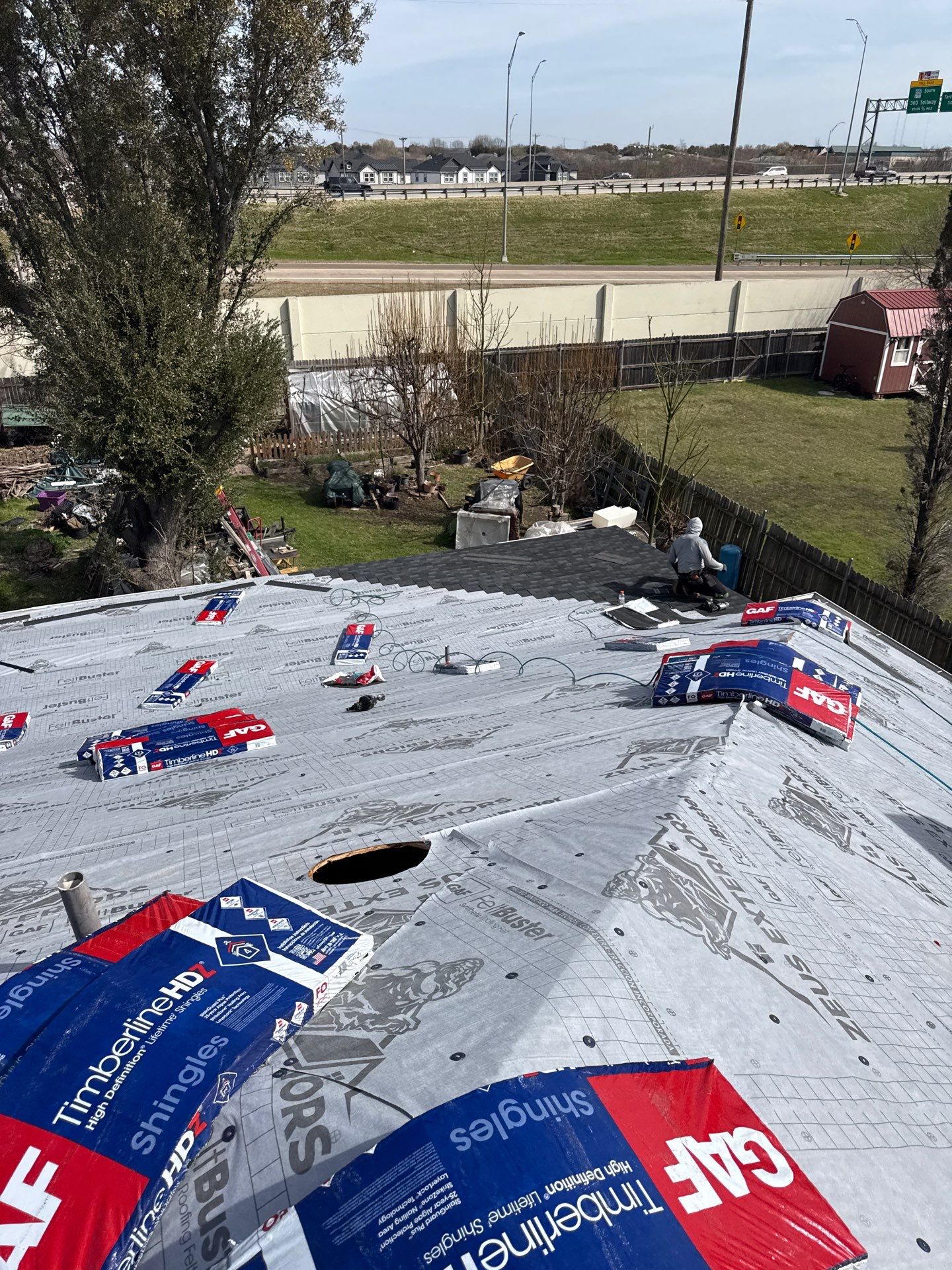 Project in Arlington  by Zeus Exteriors